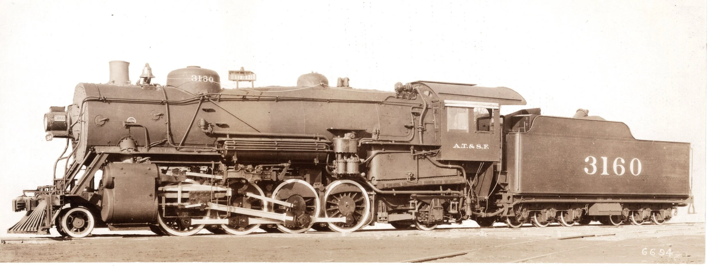 AT&SF 2-8-2 3160