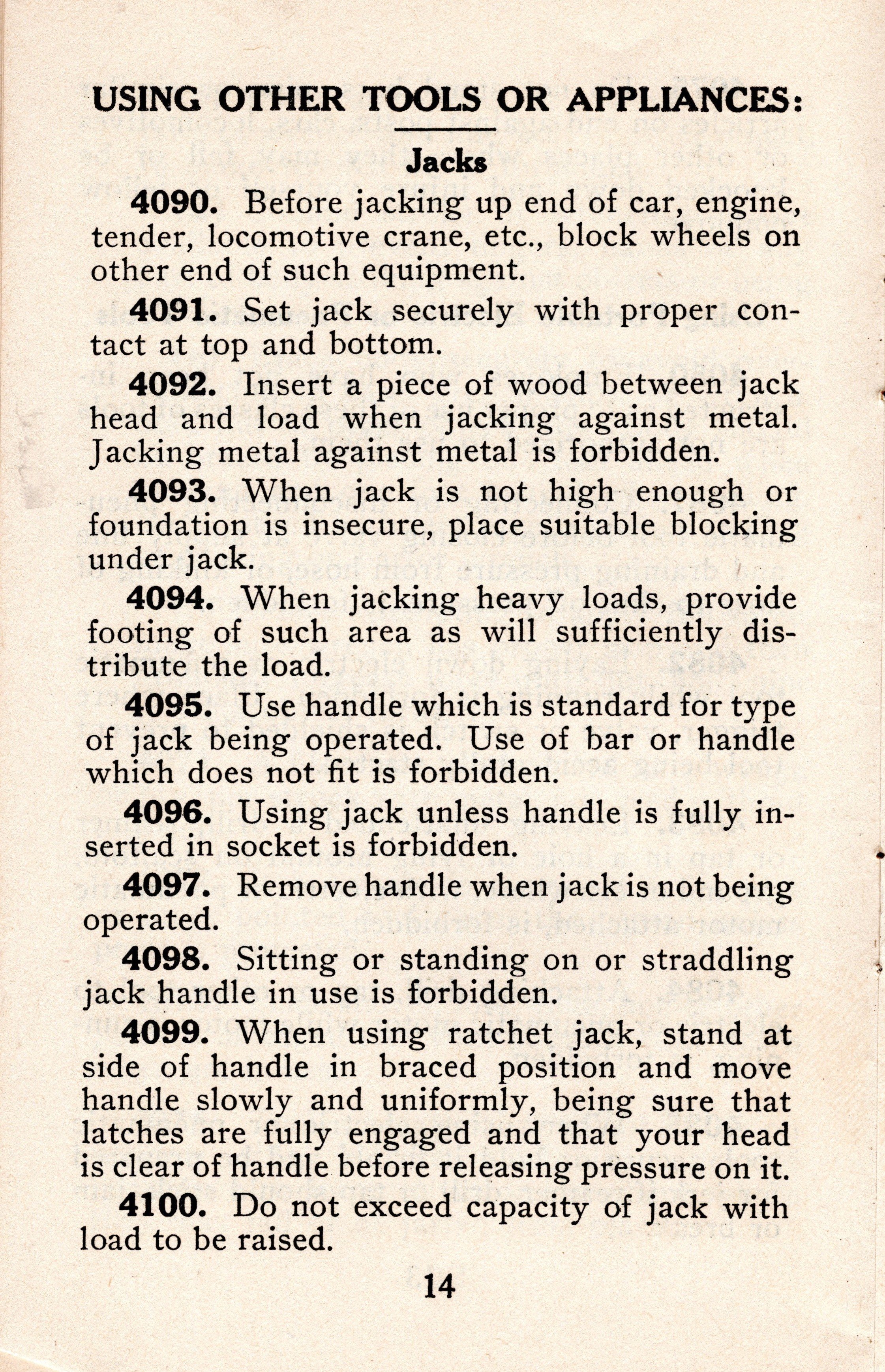 1944 SP Saftey Rules Maintenace of Equipment Department Pg 14.jpg