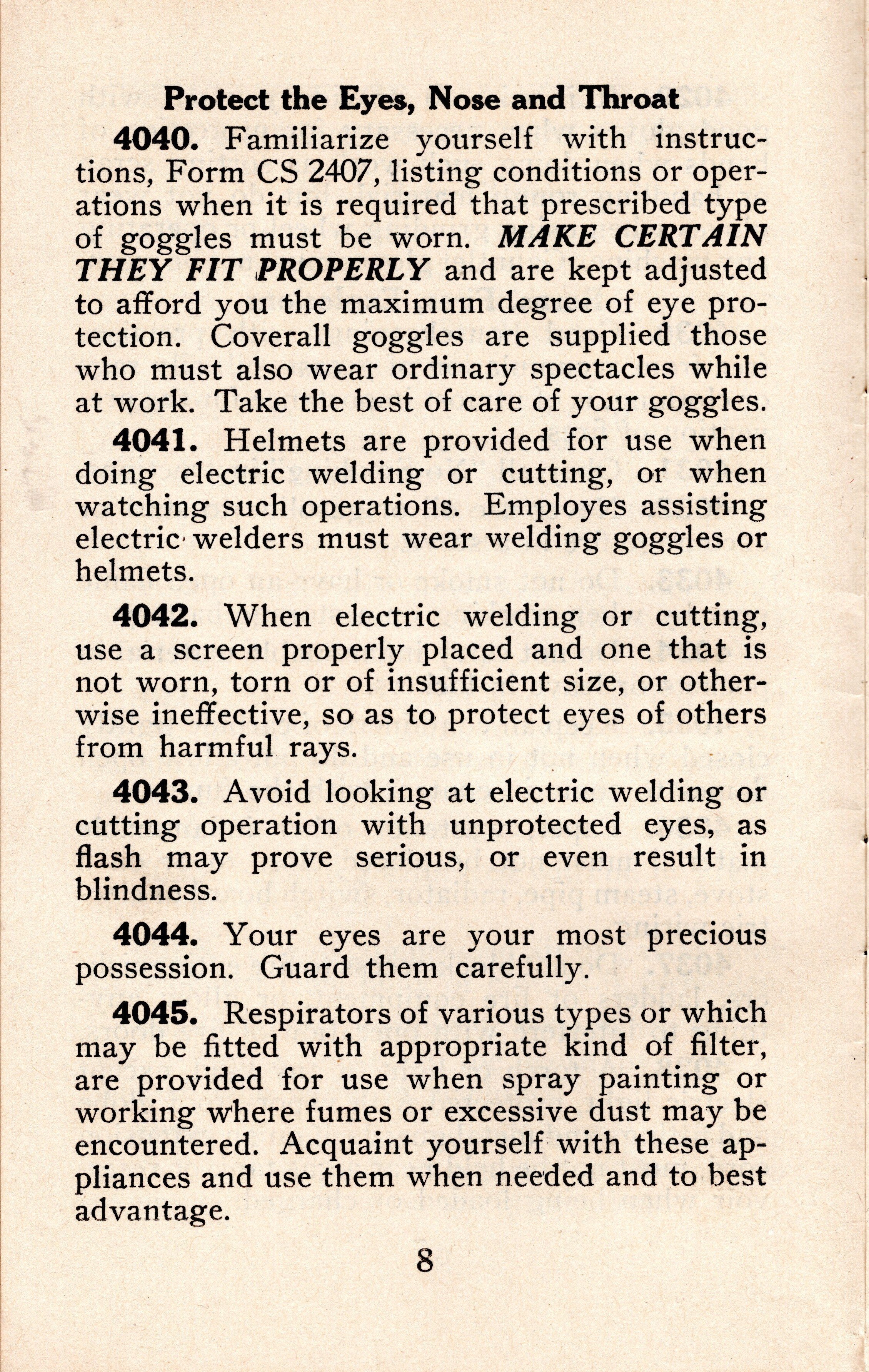 1944 SP Saftey Rules Maintenace of Equipment Department Pg 8.jpg