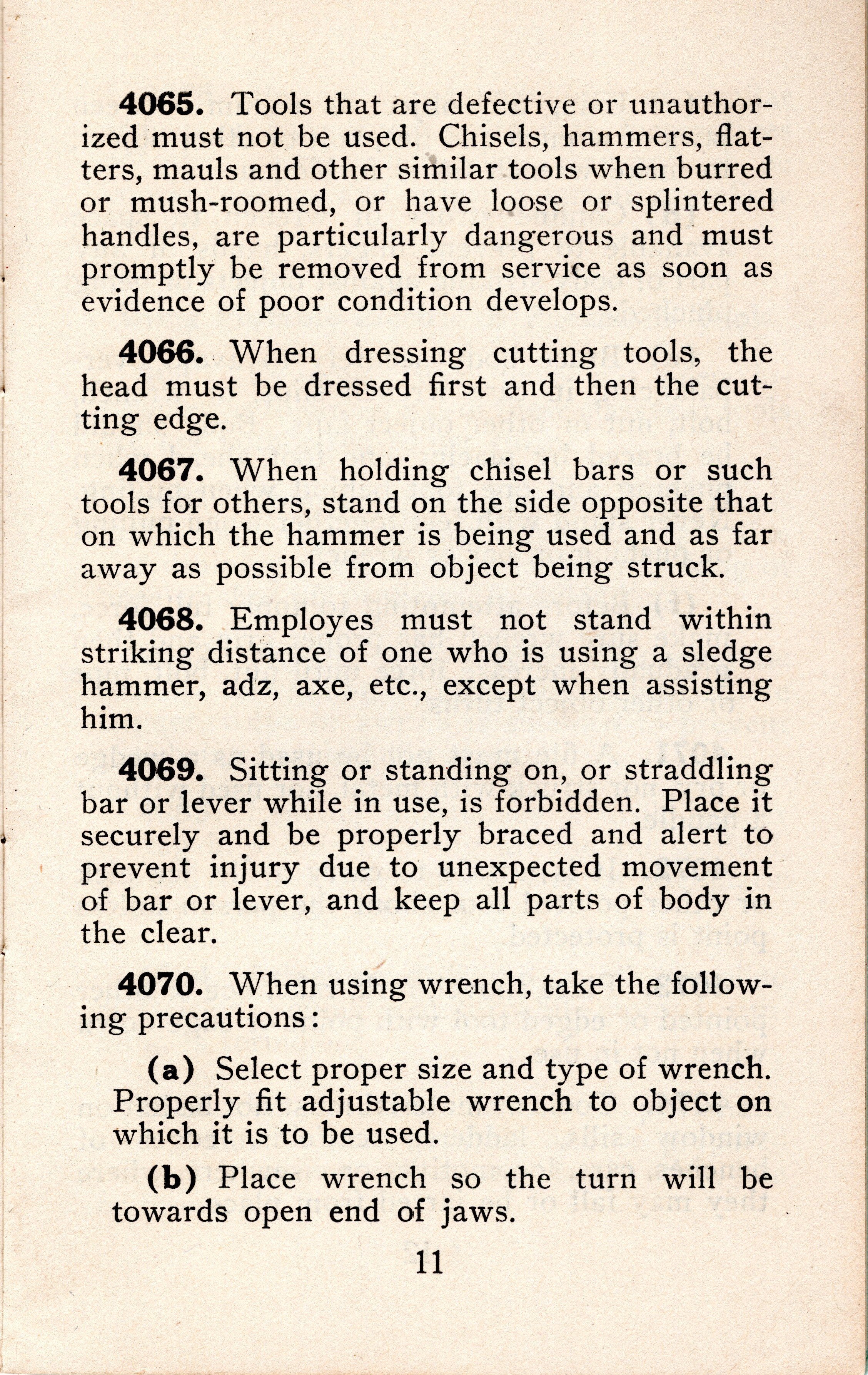 1944 SP Saftey Rules Maintenace of Equipment Department Pg 11.jpg