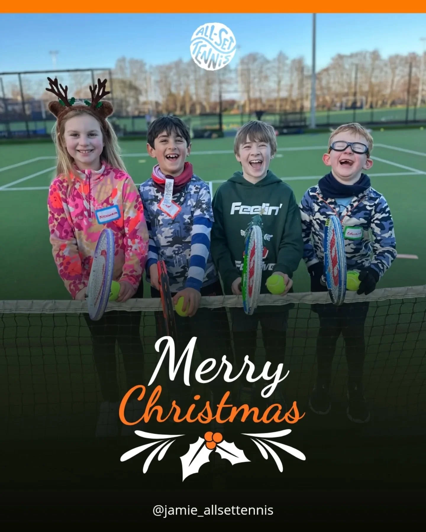 🎄Merry Christmas!✨

Wishing you a festive season filled with joy, laughter, and a little time to recharge! 🎁

Thank you for being part of our tennis family this year. Your support means everything to us, and we can&rsquo;t wait to share more great 