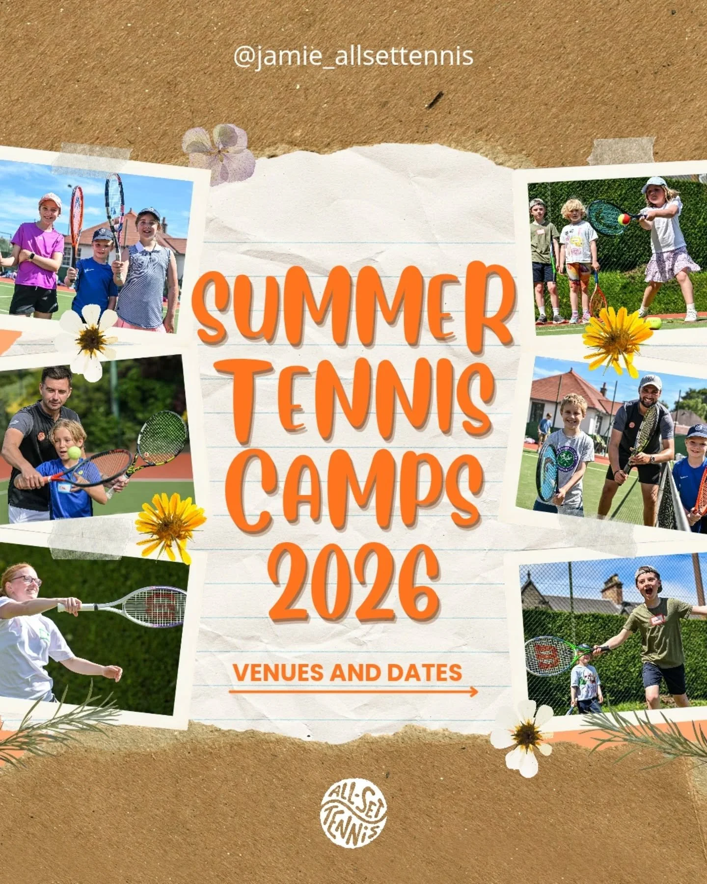 🎾 Summer Tennis Camps 2026 ☀️

Looking for the perfect way to keep your kids active this summer in Edinburgh? 
Our full-day tennis camps (9:00&ndash;15:00) deliver the ideal mix of learning and fun!

Each day is split into four sections:
Skilled/ ta