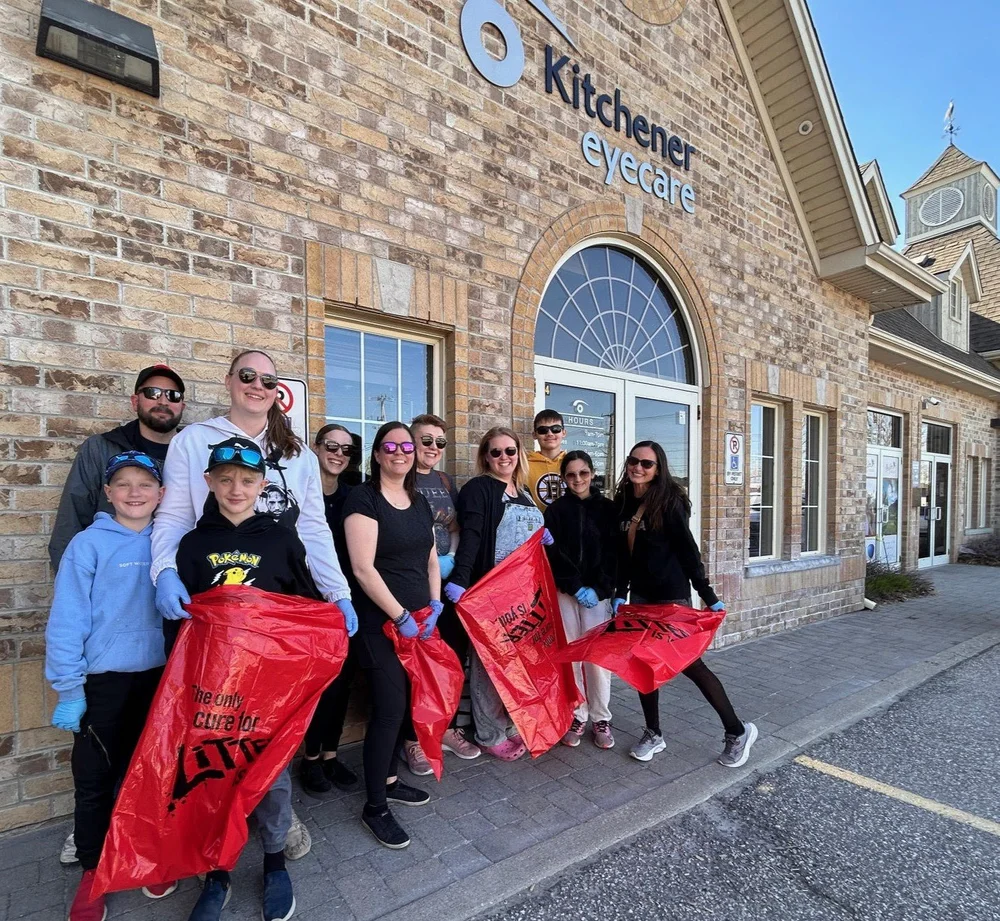 Earth Day Cleanup — Kitchener Eyecare Helping you see your best