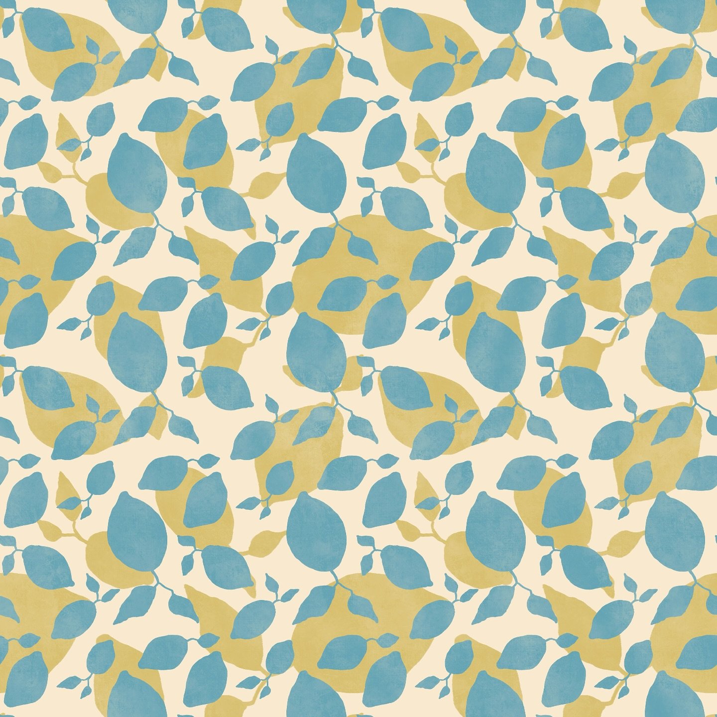 * s u n s h i n e  a n d  l e m o n s *

I&rsquo;ve been working on some new pattern designs as well as updating a few of my favourites from the current collection with a vintage-feel colour palette. This one was inspired by the lighter evenings and 