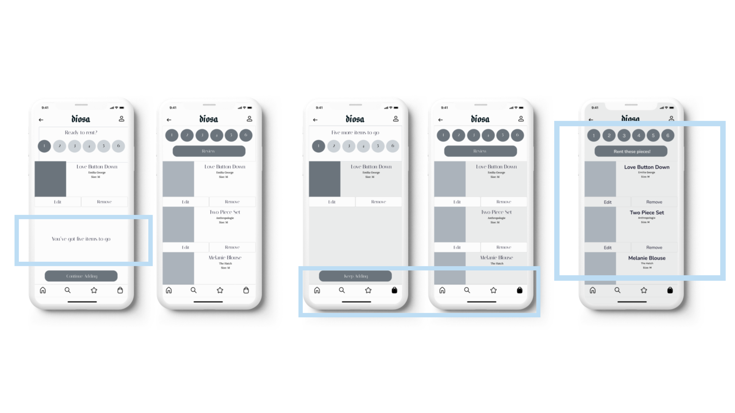  Version one was very confusing to my users and therefore I changed it completely. I took away the action words at the bottom because it felt like everyone was skipping over them. In the second version, I highlighted where in the app the user was. Ho