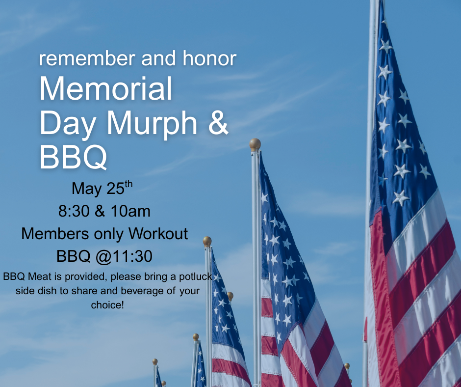 Memorial Day Murph & Member BBQ