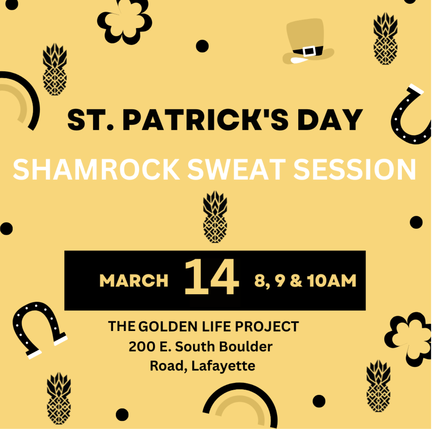 St Patty's Day Sweat Sesh