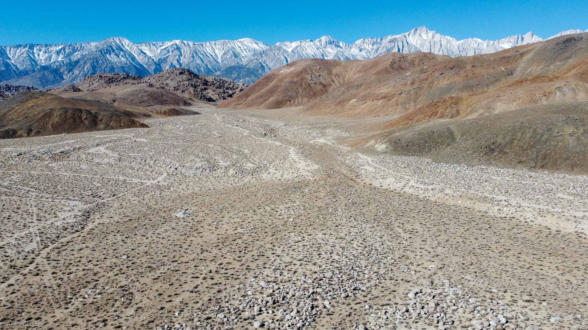 Lone Pine fault scarp