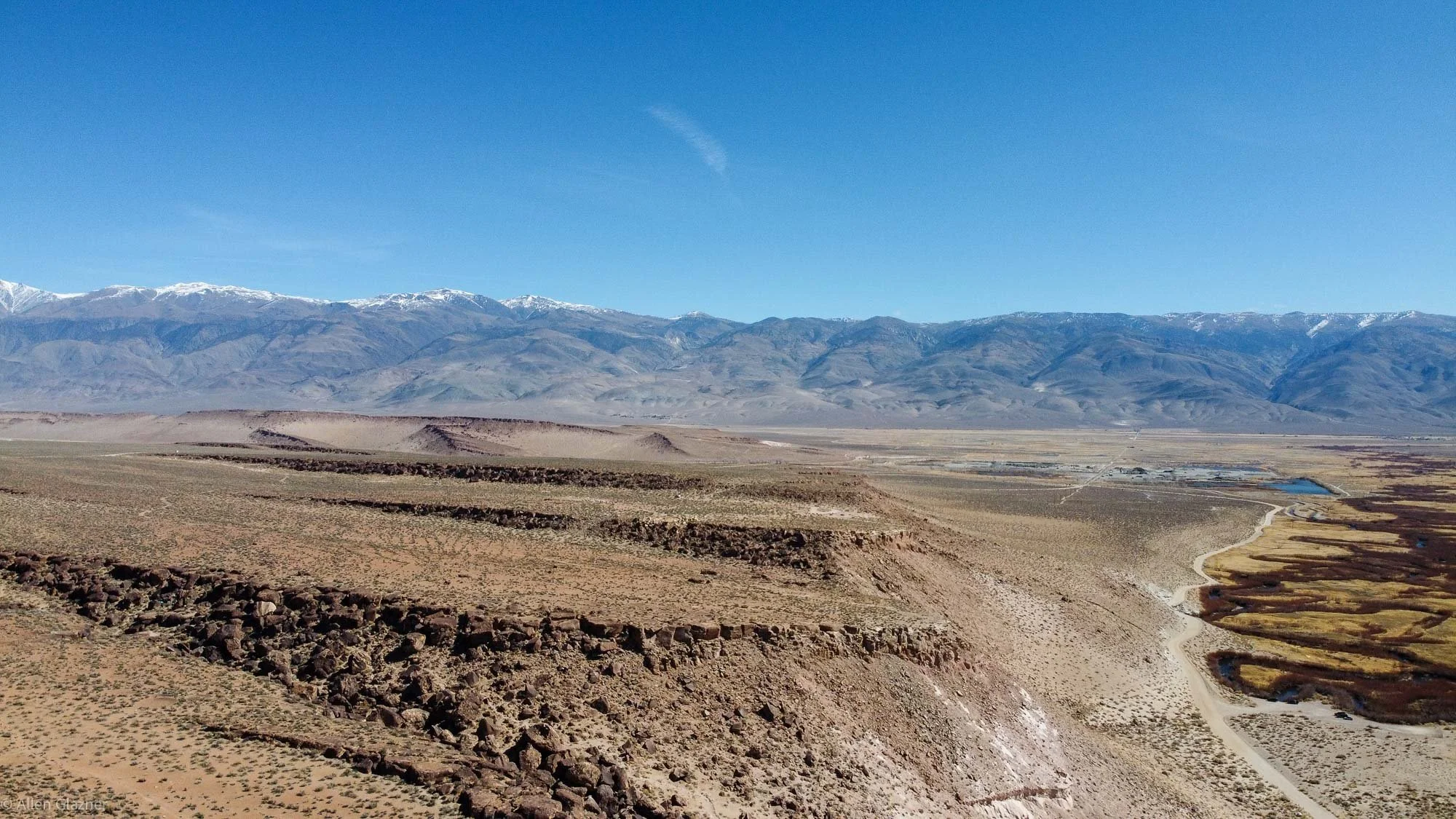 Faults cutting the Volcanic Tableland
