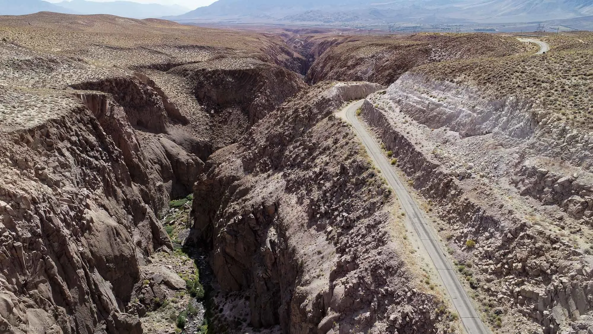 Owens Gorge looking south