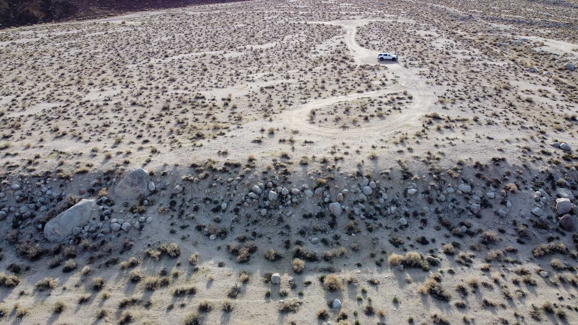 1872 fault scarp, Lone Pine fan