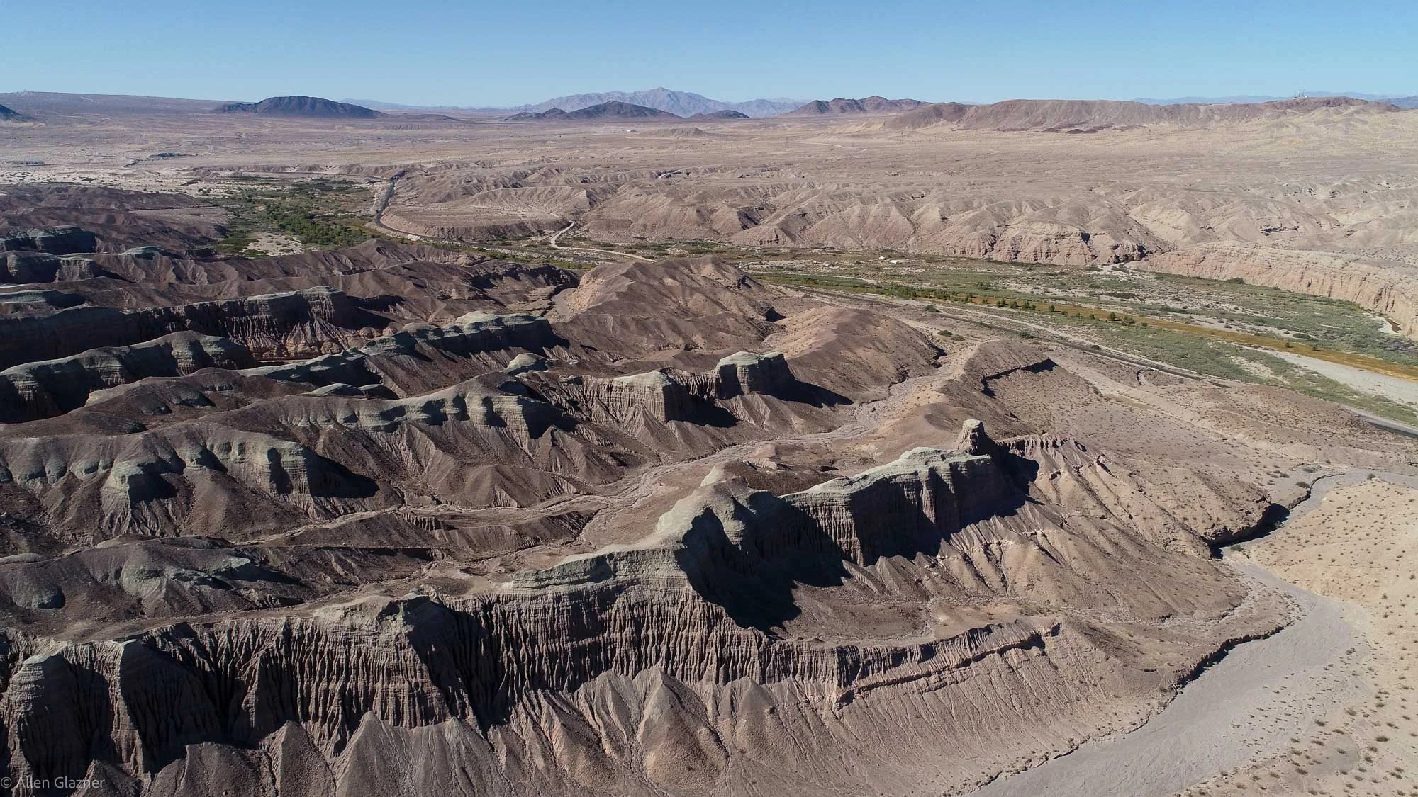 Eroded sediments, Afton Canyon