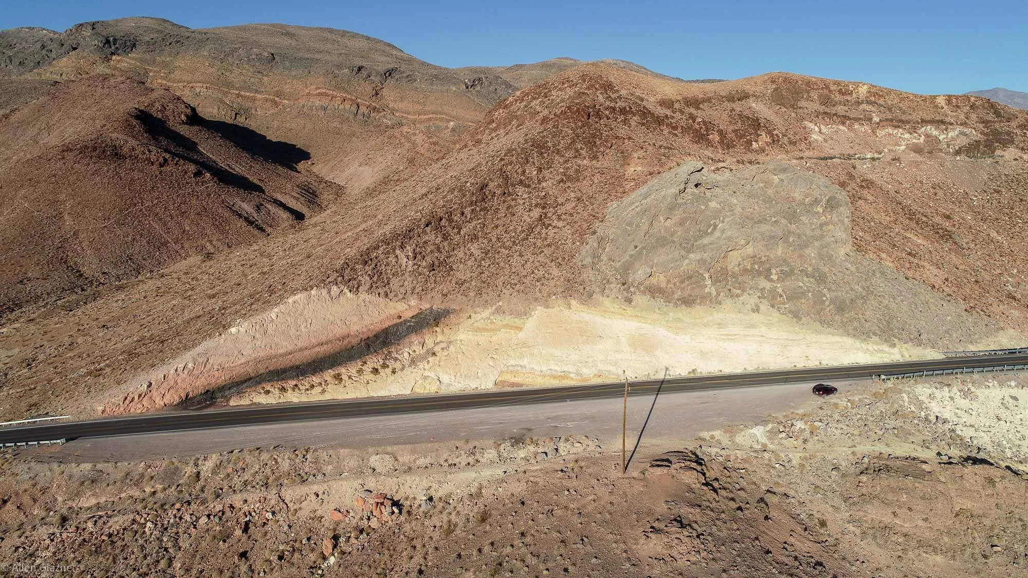 Enigmatic welded tuff east of Shoshone