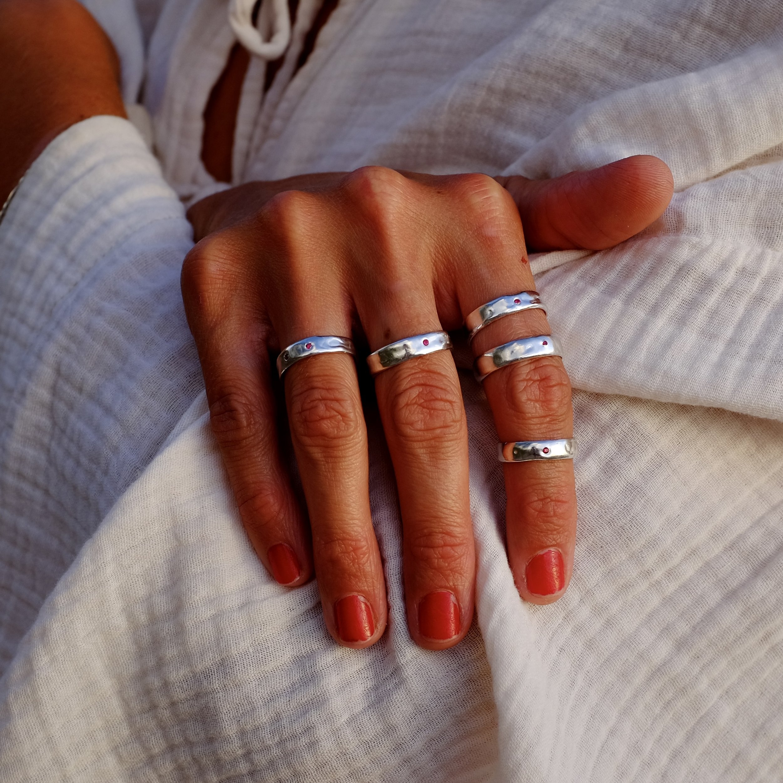 Sun Baby Muttrah Ruby Ring
