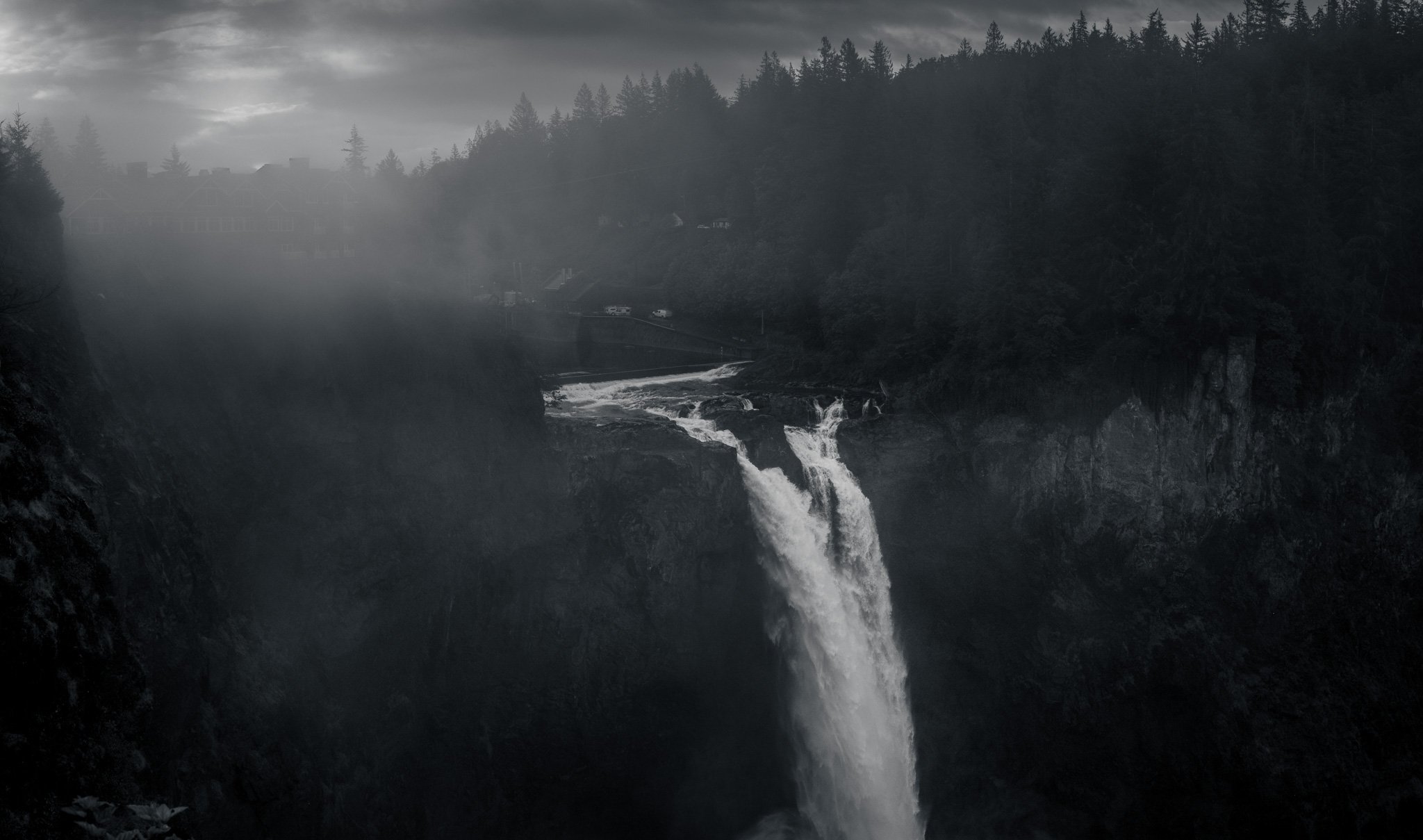 Early Morning at Snoqualmie Falls - Fuji XT-5