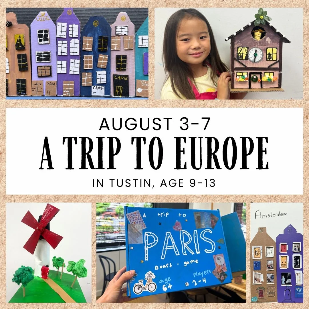 August 3 - 7 - A Trip to Europe (9-13 y.o.)