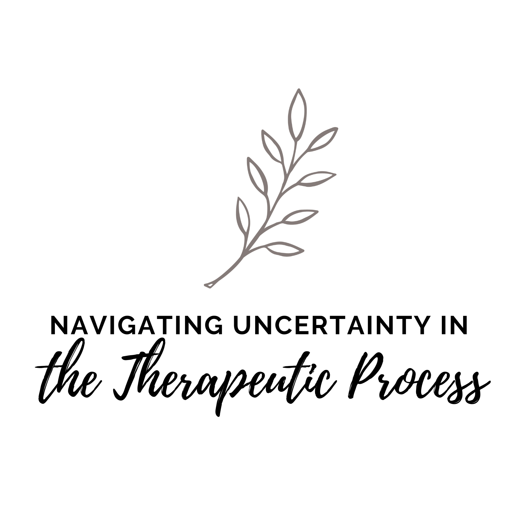 Navigating Uncertainty in the Therapeutic Process