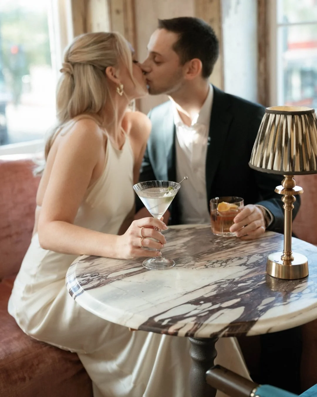 Sara and Drew in downtown Charleston ✨ Truly couldn&rsquo;t have been a more perfect afternoon 

&bull;
&bull;
&bull; 
#charlestonengagementsession #charlestonweddingphotographer #eastcoastweddingphotographer #filmweddingphotographer #engagementphoto