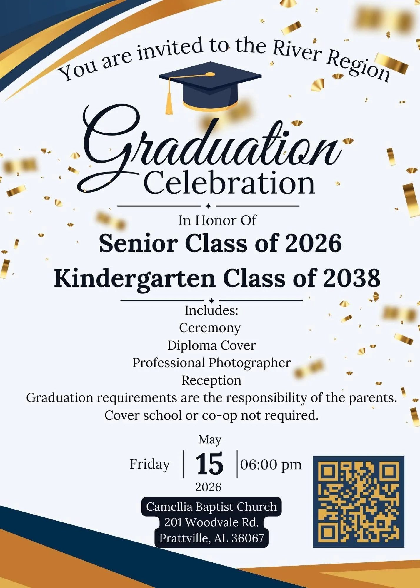 Homeschool Graduation Set for May 15