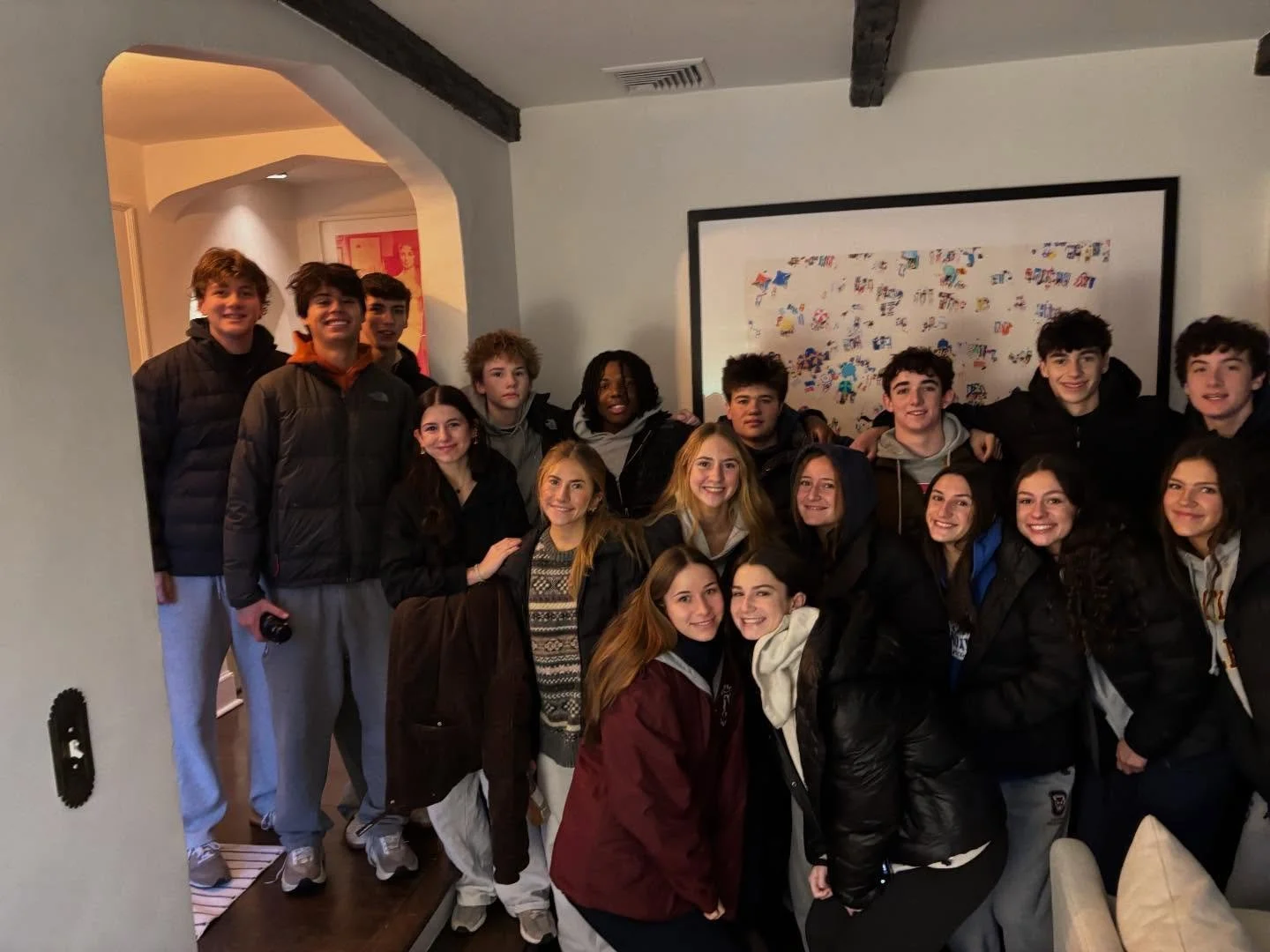 Thank you to so many of your for your incredibly generous donations that made it possible for this AMAZING group of kids to hand out over 40 sleeping bags, hats, gloves and socks, toiletries, and breakfast to about 100 homeless people in NYC on Satur