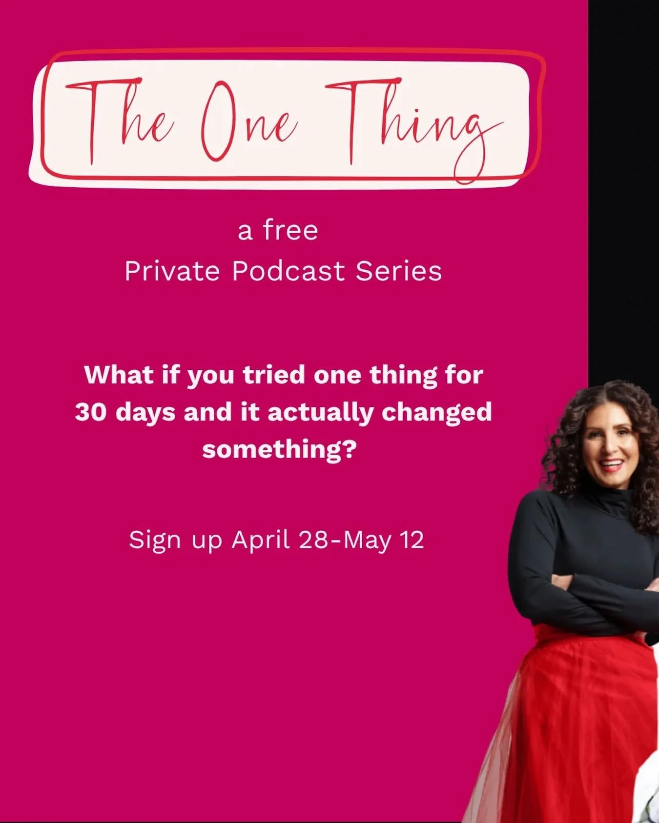 I&rsquo;ve been working on something &ldquo;undercover&rdquo; for a while (no - not Lethal Weapon style. Yes - I know I just aged myself&hellip;50 and proud baby!!!)   Today is the day I finally get to share it with you.

It&rsquo;s called The One Th