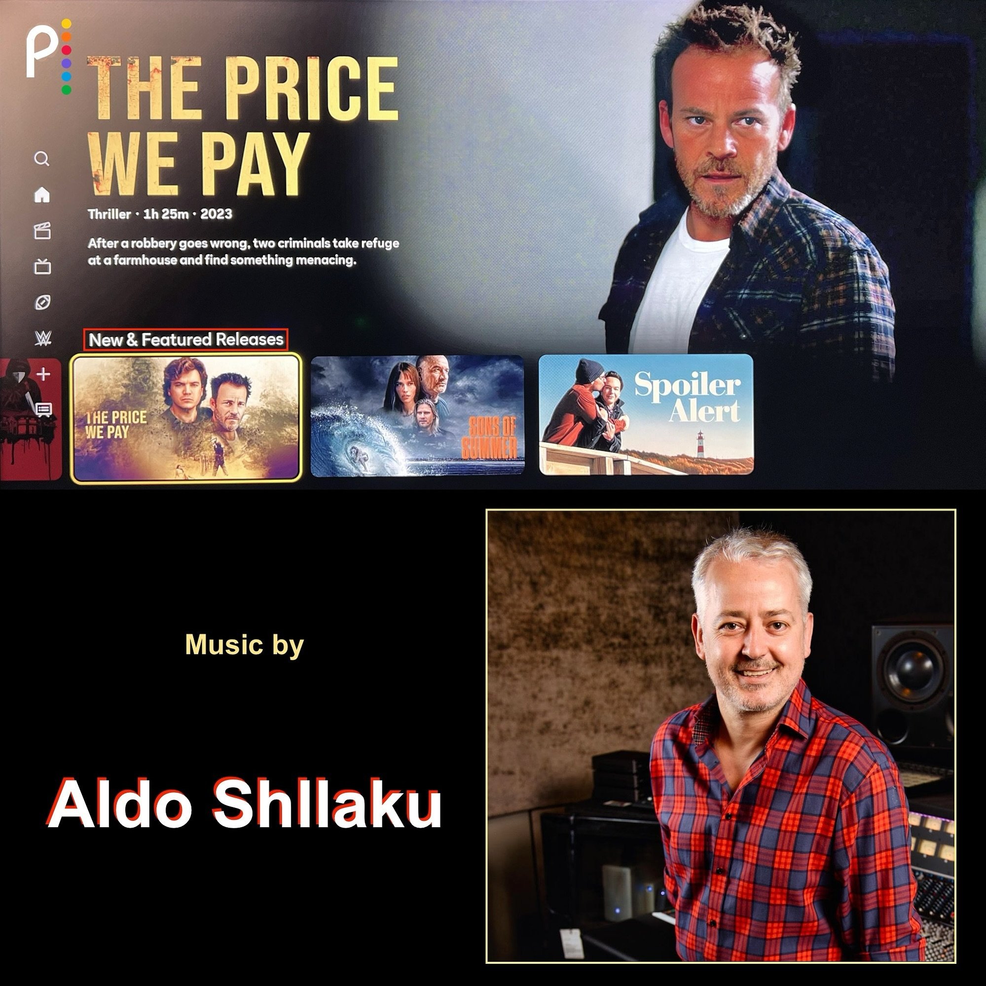 THE PRICE WE PAY is a New &amp; Featured Release on Peacock! This bone chilling horror/thriller film was directed by Ry&ucirc;hei Kitamura&rsquo;s &amp; stars Stephen Dorff &amp; Emile Hirsch. Scoring duties were bestowed upon our client, @shllaku.al