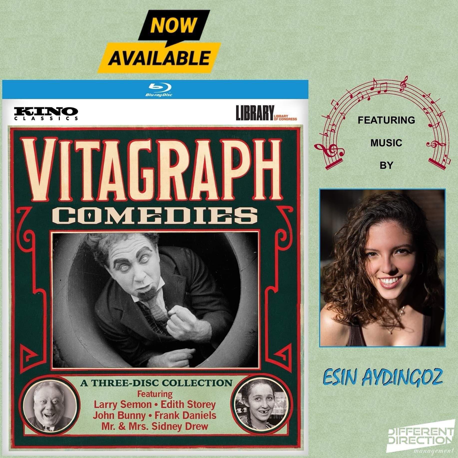 Happy release day, Esin!

You may want to check out this new Blu-ray release as it includes the short &ldquo;A Case of Eugenics&rdquo;, which was brilliant scored by our Grammy nominated client, @esinaydingoz! Around 40 classic silent films are inclu