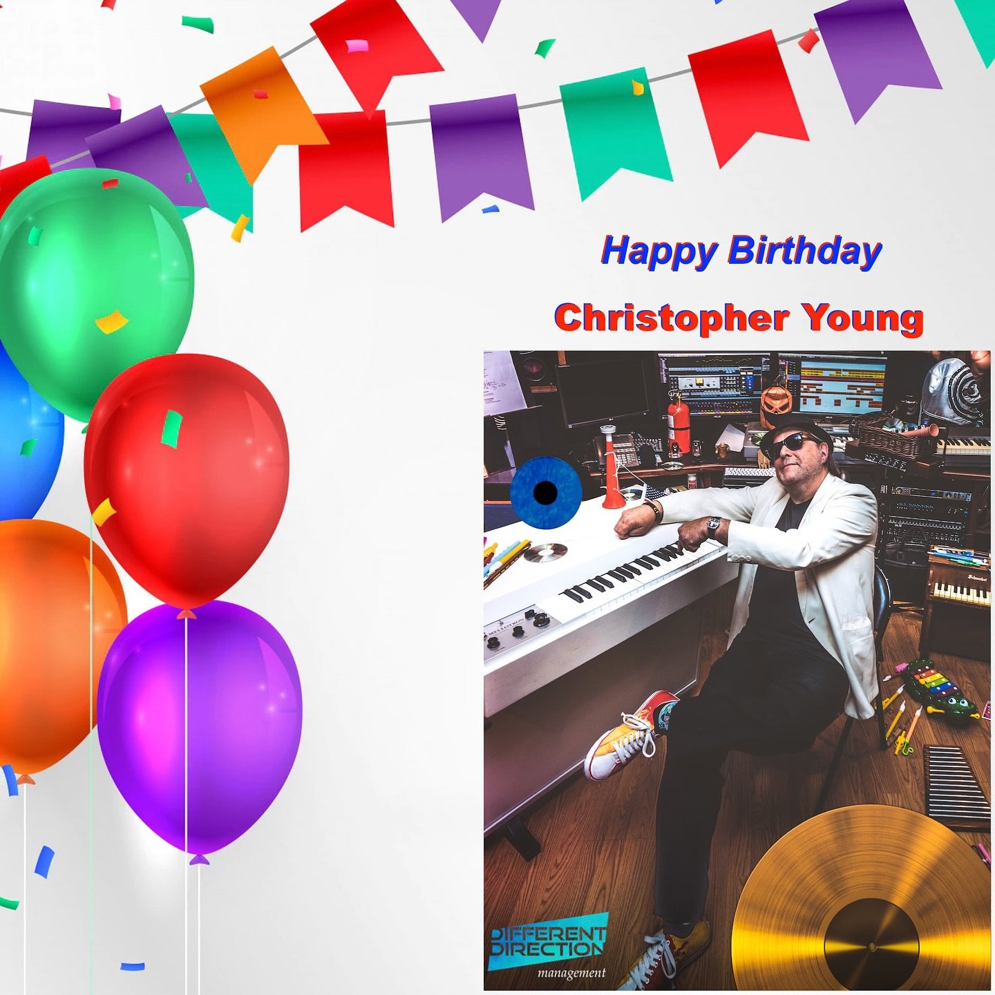 Please help us wish our Emmy & Golden Globe nominated & BMI winning client and friend, @officialchristopheryoung, a wondrous birthday! Most recently his recording of πππππππΌππ: πΌ ππππππππ ππ ππππππ was released on CD