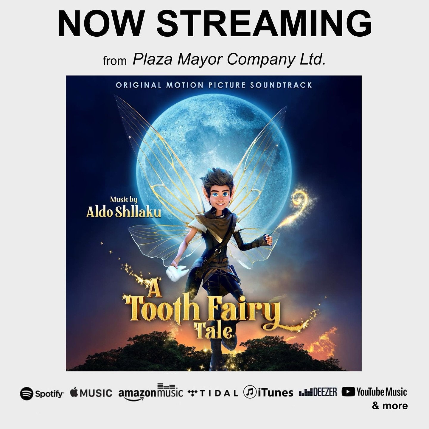 NOW STREAMING:
πΌ πππππ ππΌπππ ππΌππ Soundtrack
Music by Aldo Shllaku
LINK IN PROFILE
The delightful animated family movie πΌ πππππ ππΌπππ ππΌππ is now available digitally. Watch the film and stream @shllaku.aldo’s ench