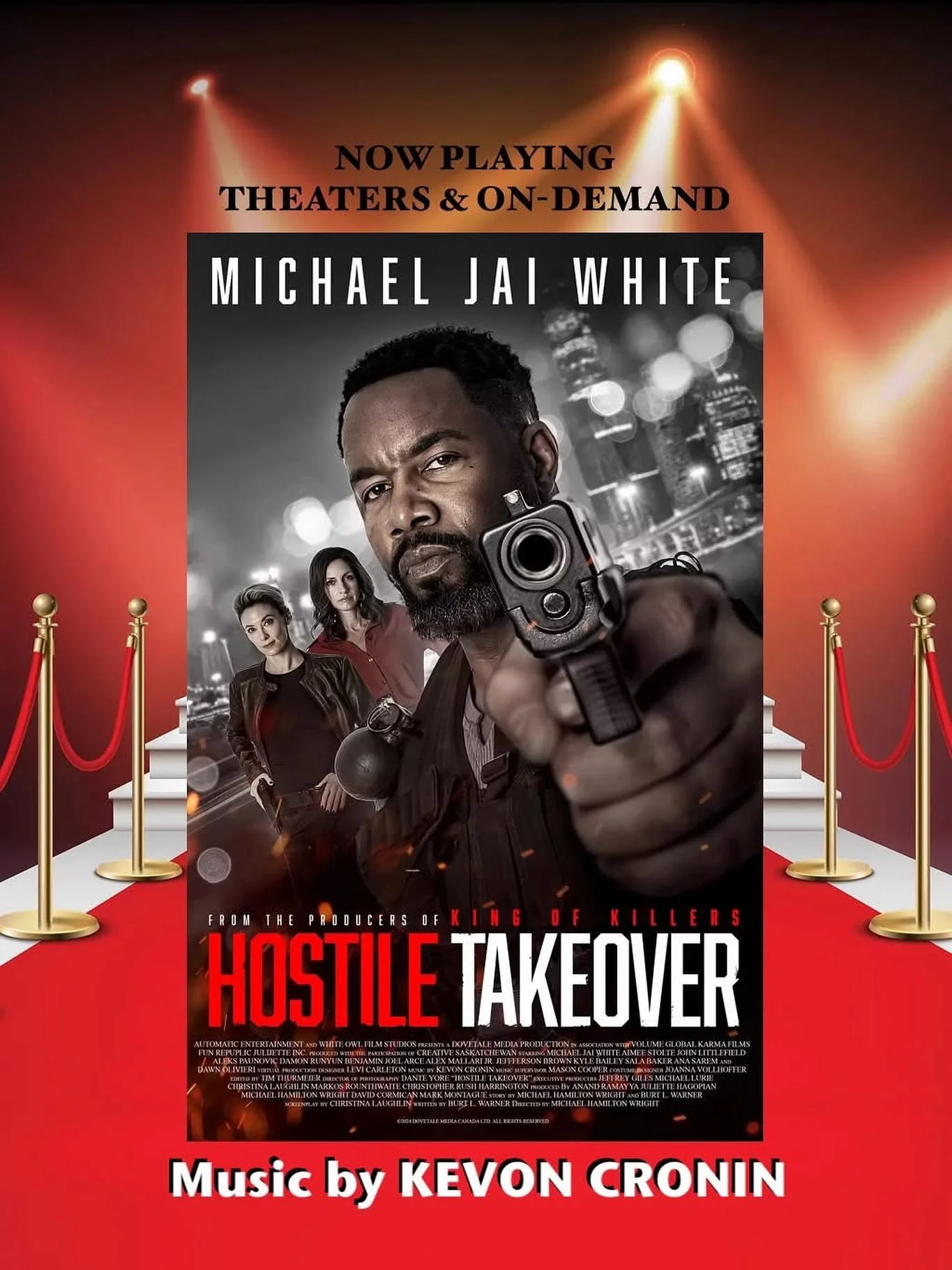 The action/crime/comedy πππππππ ππΌππππππ, scored by our multi-talented client composer Kevon Cronin @kevoncroninmusic, is now playing in theaters and on-demand! Or check it out on @starz!
Pete Strykyr (Michael Jai White) is a top-tier