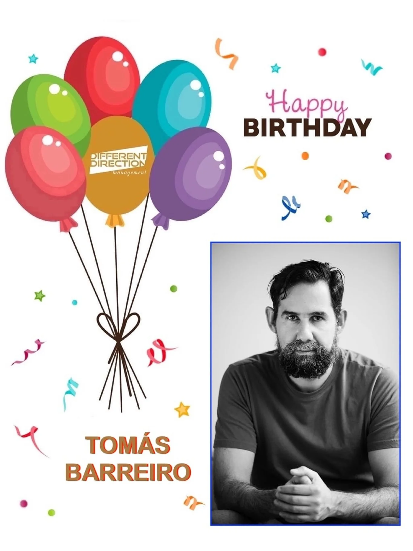 Please help us wish a very happy birthday to our award-winning international client, composer Tomás Barreiro @tomasbarreiroguijosa! In the last couple of years several high profile projects have been made better by his musical gifts including;