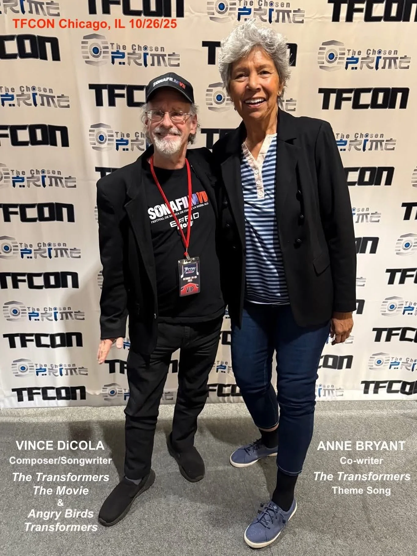 Our Golden Globe and Grammy nominated client, Vince DiCola @dicolaofficial, had a marvelous time over the weekend at @tfcon in Chicago visiting with so many admirers of his music. Fans flew in from all over the world including Austria, Qatar, Sweden,