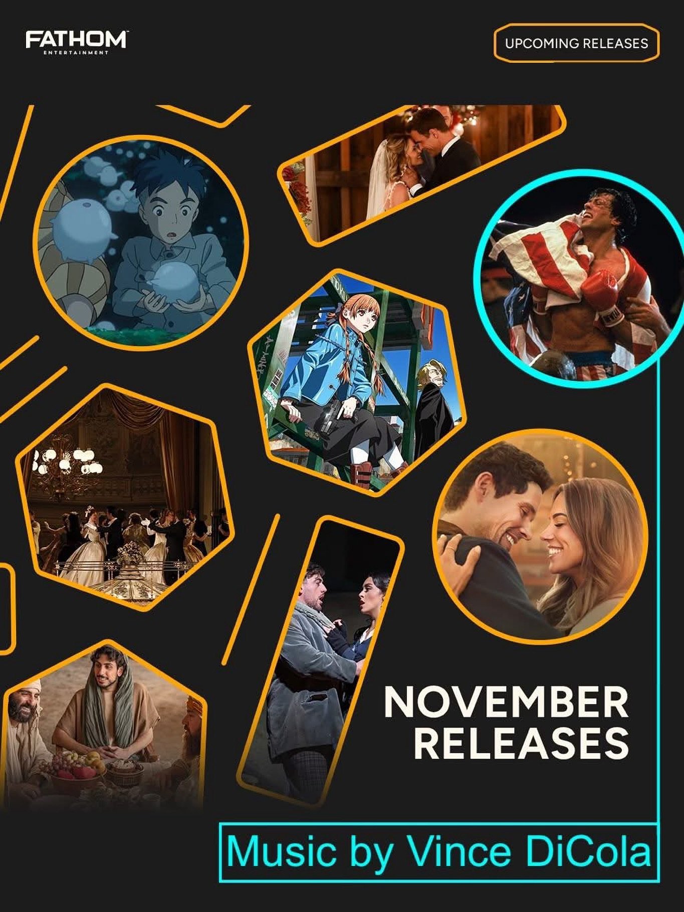 @fathomentertainment is showing some of our favorite films including 𝙍𝙊𝘾𝙆𝙔 𝙄𝙑: 𝙍𝙊𝘾𝙆𝙔 𝙑𝙎. 𝘿𝙍𝘼𝙂𝙊, which was scored by our Grammy and Golden Globe nominated client, Vince DiCola @dicolaofficial. The hit song 𝘏𝘦𝘢𝘳𝘵𝘴 𝘰𝘯 𝘍𝘪𝘳𝘦