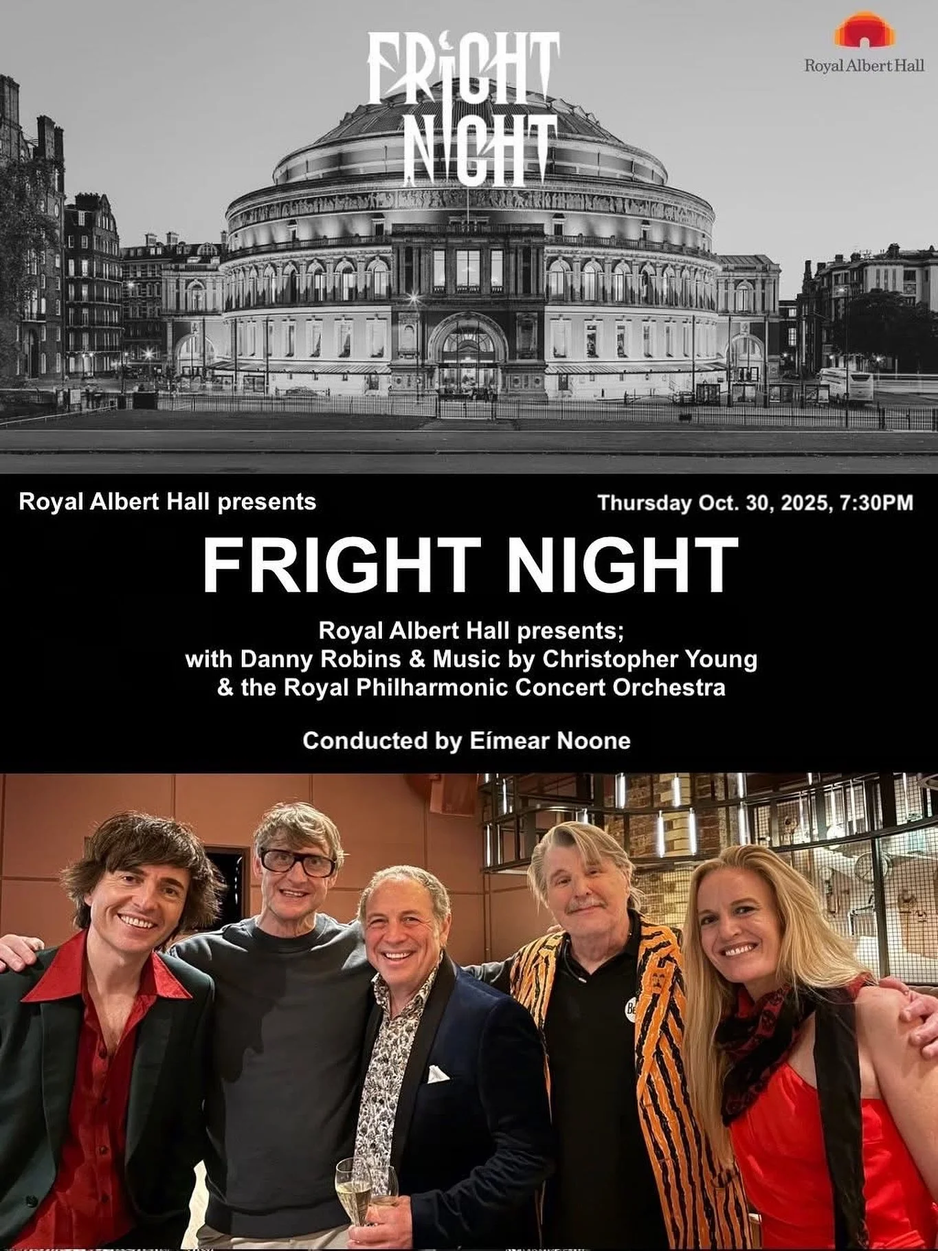 Our BMI Award winning and Golden Globe and Emmy nominated client, Christopher Young @officialchristopheryoung, had one of the best nights of his professional and personal life on Oct. 28th! He heard music of his performed to perfection at the @royala