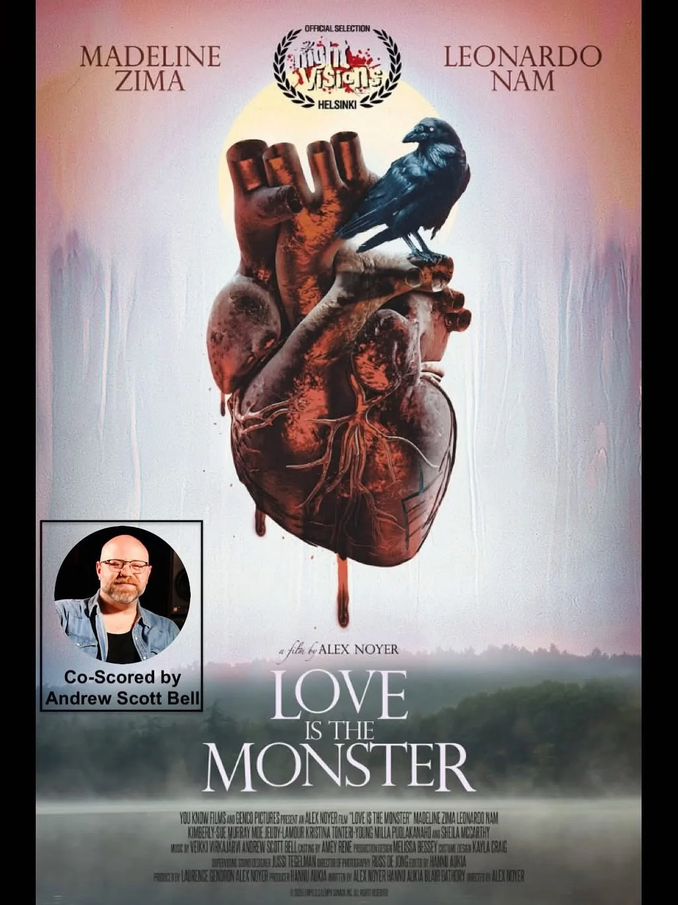 𝙇𝙊𝙑𝙀 𝙄𝙎 𝙏𝙃𝙀 𝙈𝙊𝙉𝙎𝙏𝙀𝙍 will be screened at on Friday November 21st at the @nightvisionsfestival! Directed by Alex Noyer, L.I.T.M. features a brand new score by horror master, Andrew Scott Bell @andrewscottbell. Don&rsquo;t  miss it!

Ana