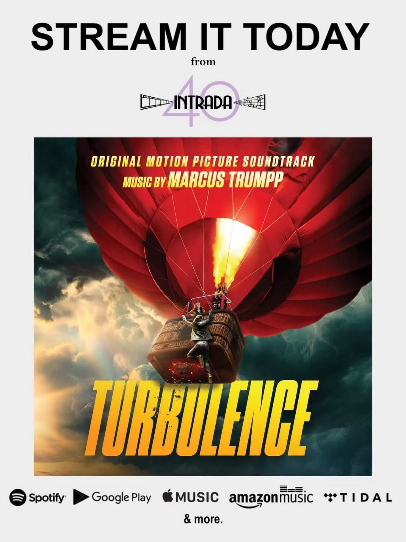 🎹 NEW MUSIC TUESDAY 🎹

𝙏𝙐𝙍𝘽𝙐𝙇𝙀𝙉𝘾𝙀
🎼 Marcus Trumpp
Stream: LINK IN PROFILE

Now available on your favorite platform is the dramatic adventure score 𝙏𝙐𝙍𝘽𝙐𝙇𝙀𝙉𝘾𝙀 by our esteemed client, Marcus Trumpp @trumppet, featuring the Budape