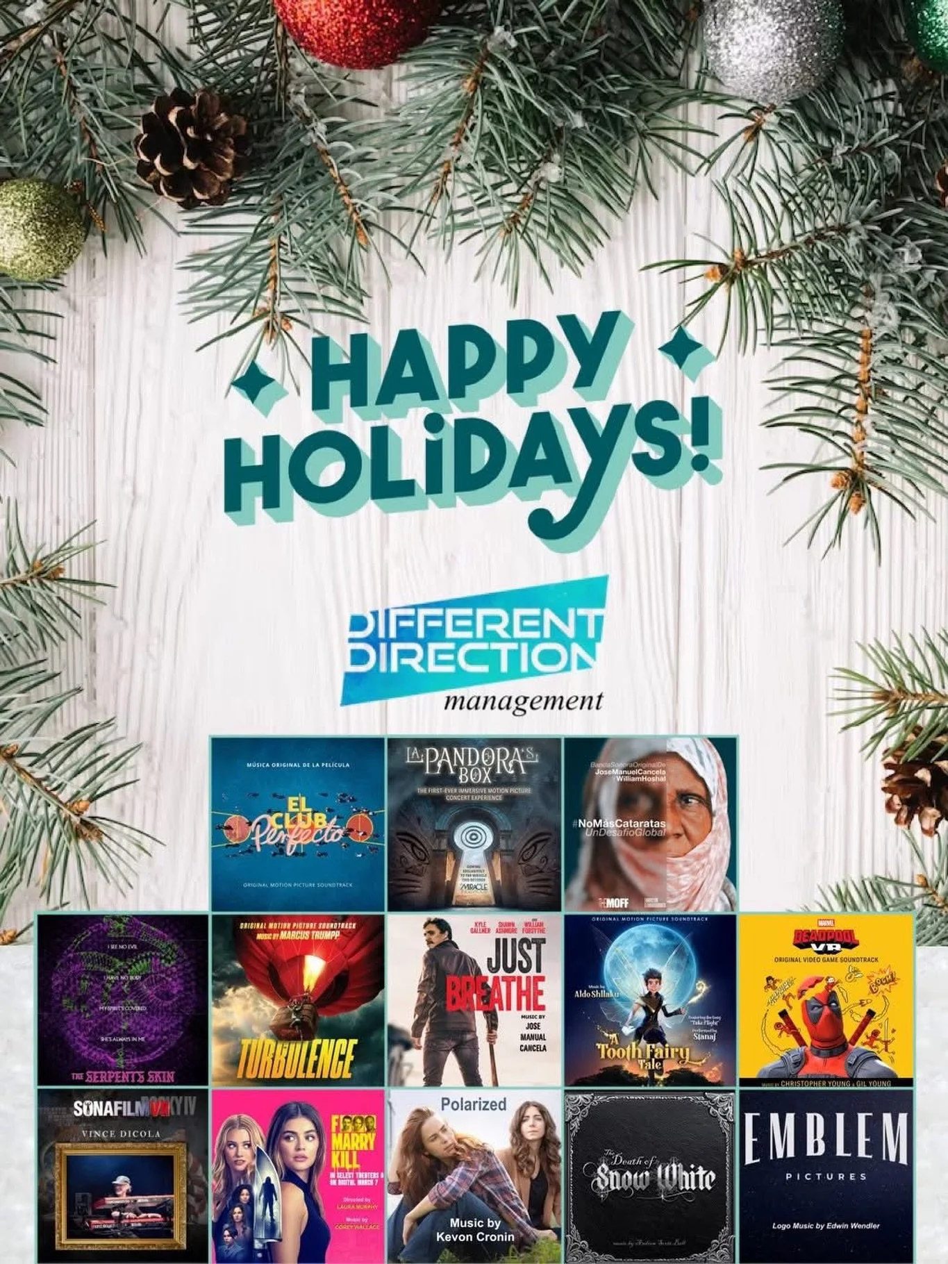 2025 was one for the history books in regards to the vast array of projects are clients worked on including one, which for the 1st time successfully implemented live-playing musicians in the VR world. Our holiday graphic doesn&rsquo;t even begin to s