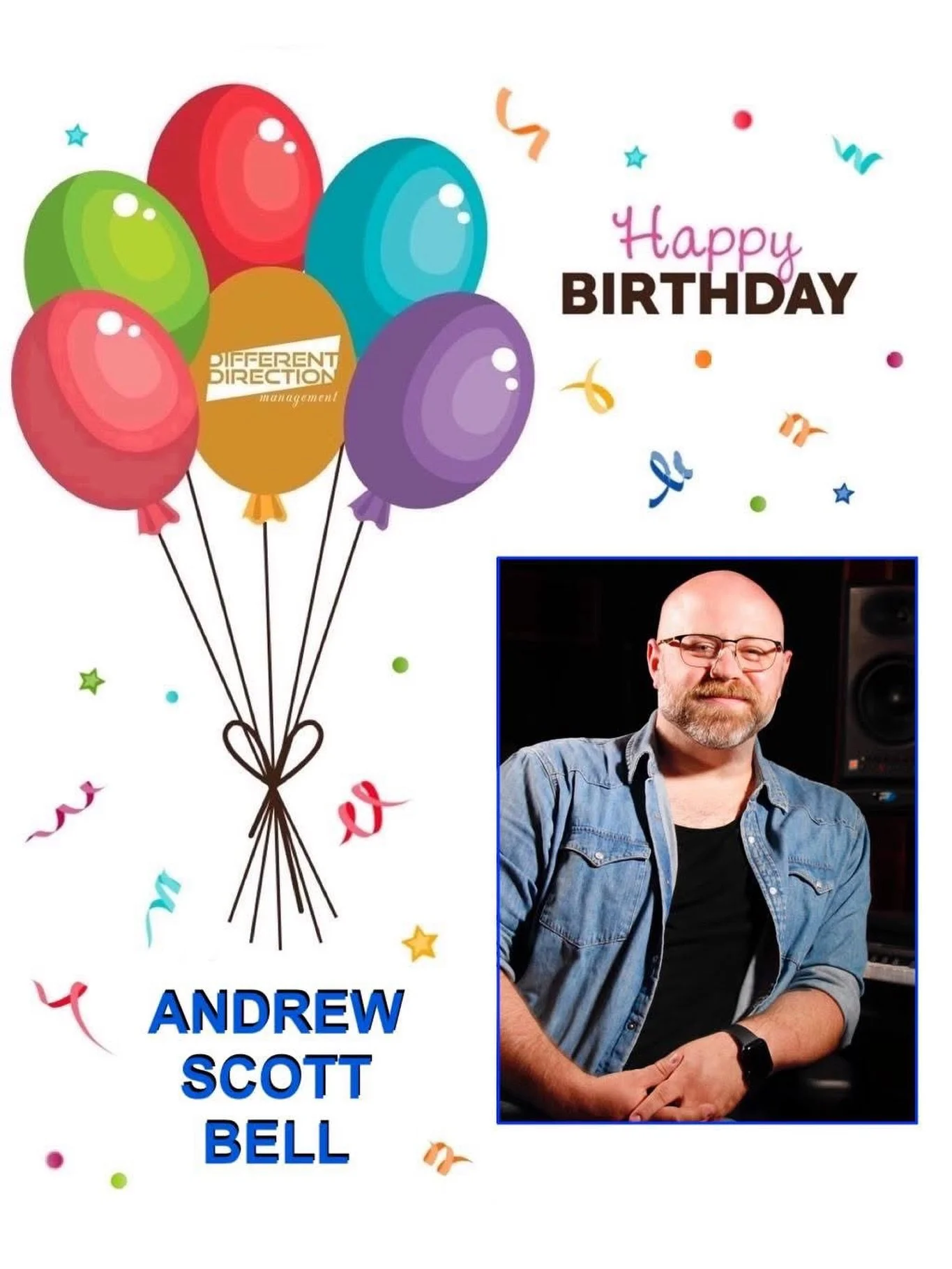 Break out the candles and cake! Please help us wish composer extraordinaire, Andrew Scott Bell @andrewscottbell, a happy birthday! Soon you&rsquo;ll be hearing his scores to 𝙋𝙄𝙉𝙊𝘾𝘾𝙃𝙄𝙊: 𝙐𝙉𝙎𝙏𝙍𝙐𝙉𝙂 starring Robert Englund &amp; Richard B