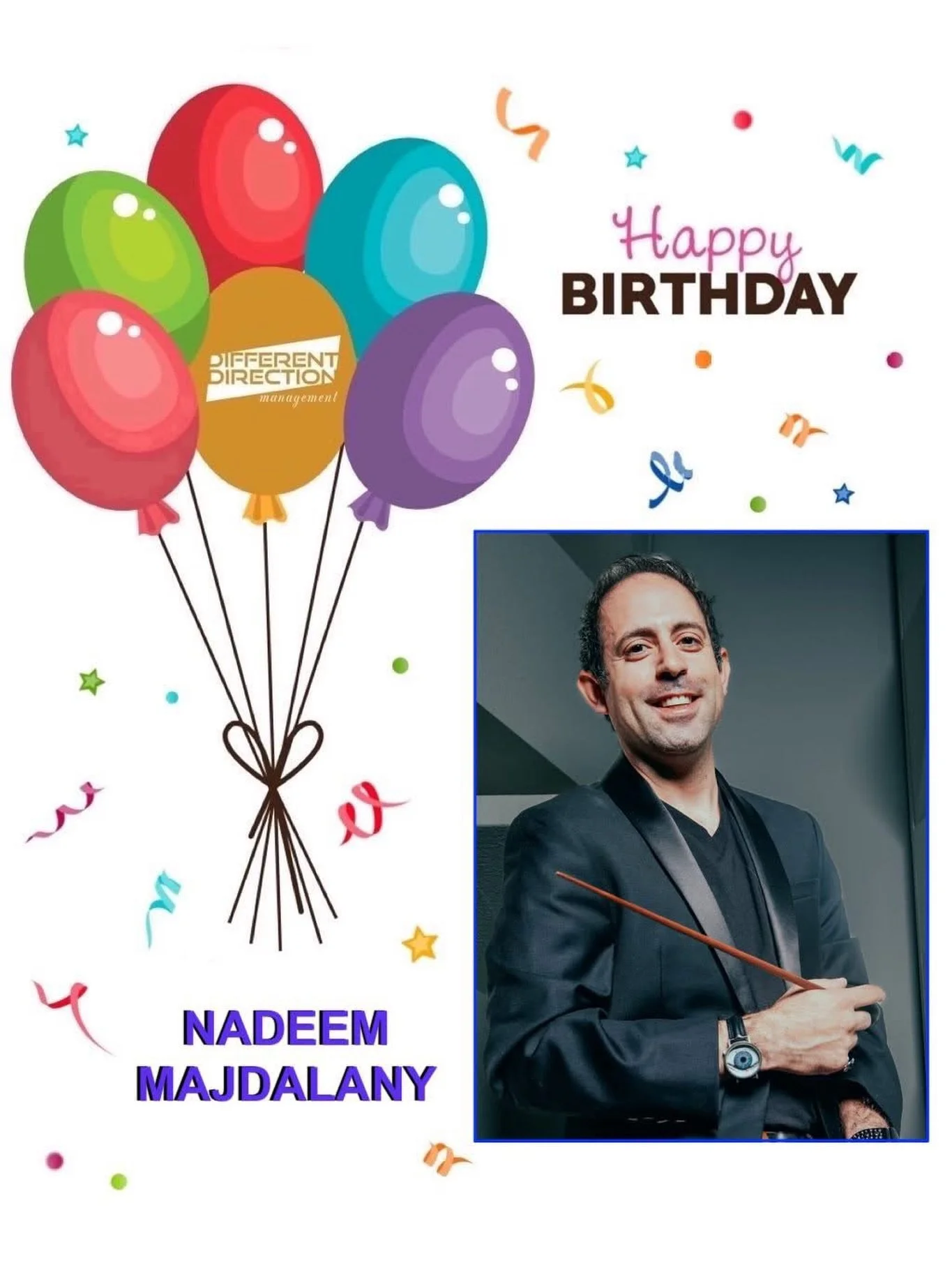 Please help us wish the mastermind behind 𝙇𝘼 𝙋𝘼𝙉𝘿𝙊𝙍&rsquo;𝙎 𝘽𝙊𝙓 @pandorasboxfyc, Nadeem Majdalany @majdalany, a happy birthday! 𝙇.𝙋.𝘽. was the 1st film created in 12K RAW true 360&deg; VR/AR, which successfully implemented real-live pl