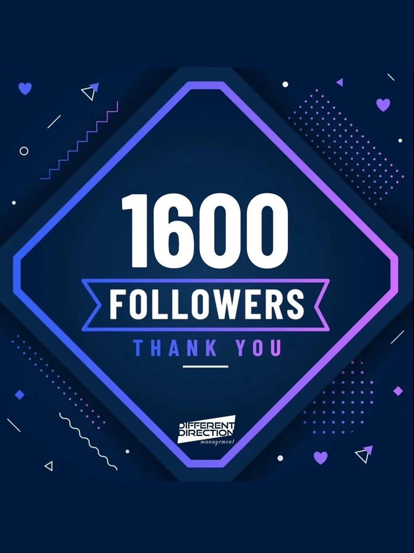 We just hit another milestone for Different Direction Management! Thank you!

www.DifferentDirectionMgmt.com