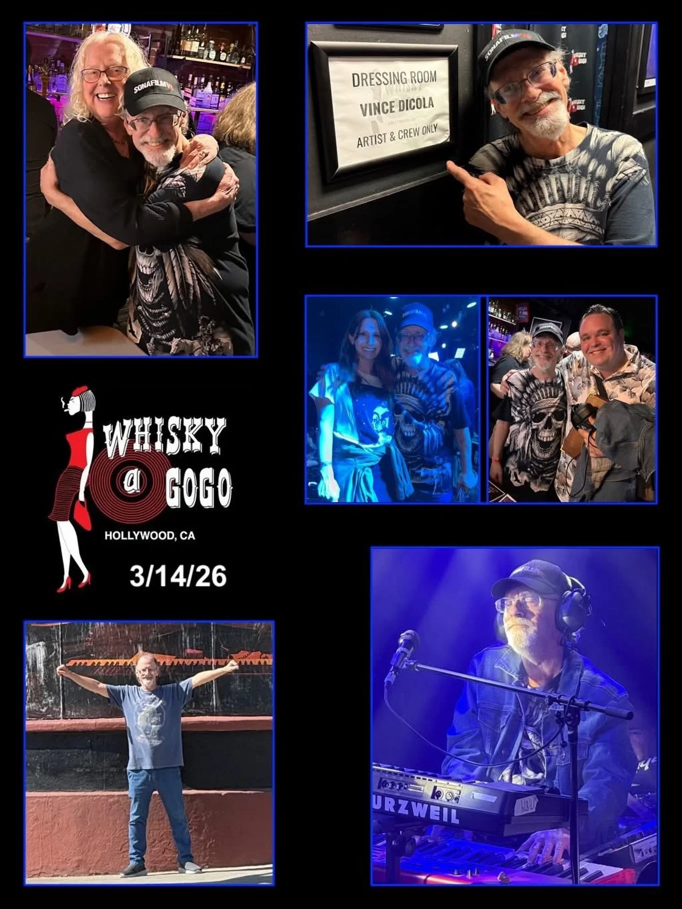 Saturday March 14th was a good day...no a GREAT DAY! Seeing our Grammy &amp; Golden Globe nominated legend, Vince DiCola @dicolaofficial, rock it out on the Sunset strip at the world-famous Whisky A Go-Go was nothing short of a perfect night! Him and