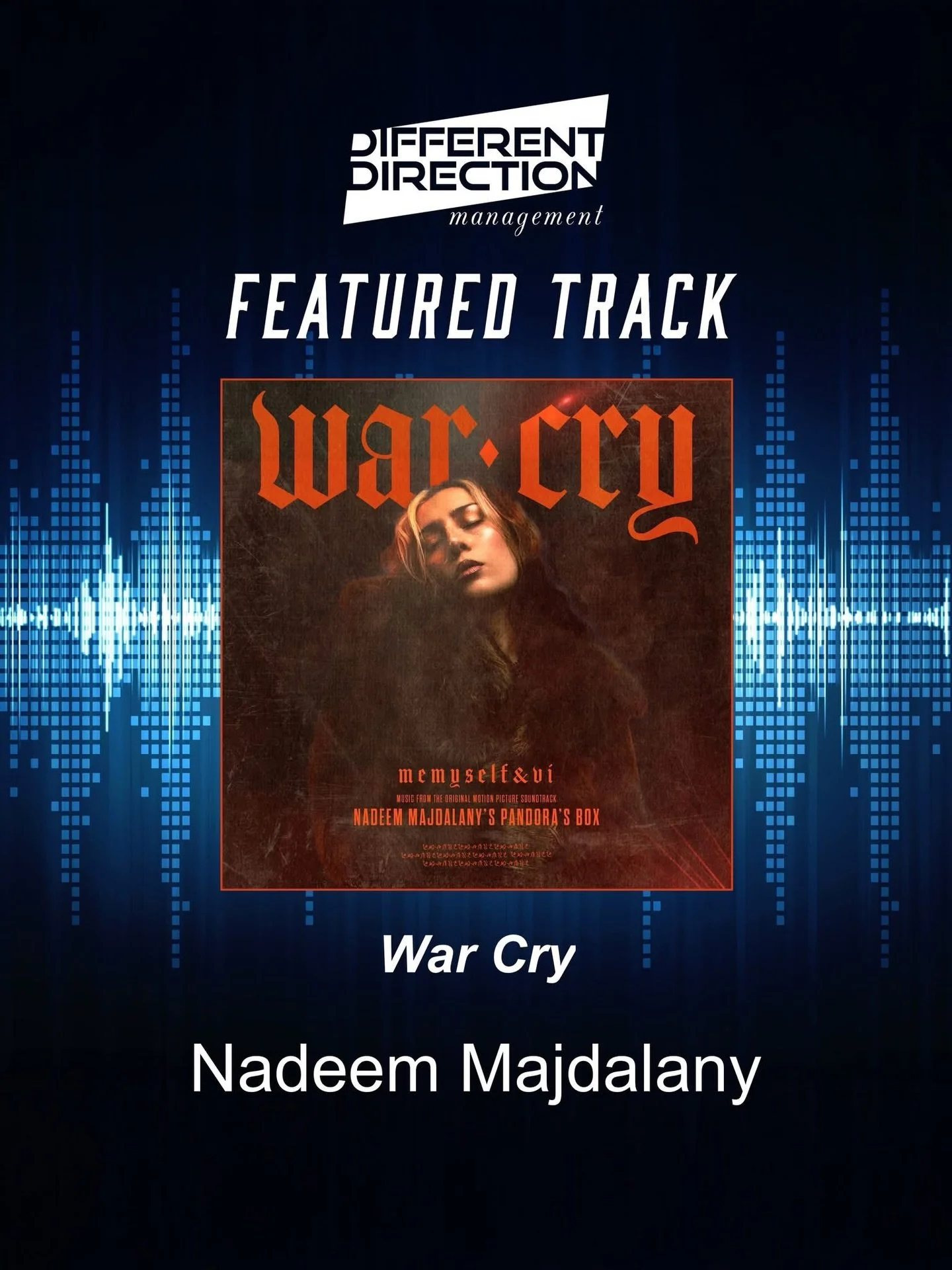 🎧 𝐅𝐄𝐀𝐓𝐔𝐑𝐄𝐃 𝐓𝐑𝐀𝐂𝐊 🎧

Please enjoy the song, 𝘞𝘈𝘙 𝘊𝘙𝘠 from the upcoming fully immersive cinematic concert, 𝙇𝘼 𝙋𝘼𝙉𝘿𝙊𝙍𝘼&rsquo;𝙎 𝘽𝙊𝙓, created by Nadeem Majdalany @majdalany. You can add 𝙇𝘼 𝙋𝘼𝙉𝘿𝙊𝙍𝘼&rsquo;𝙎 𝘽𝙊𝙓 