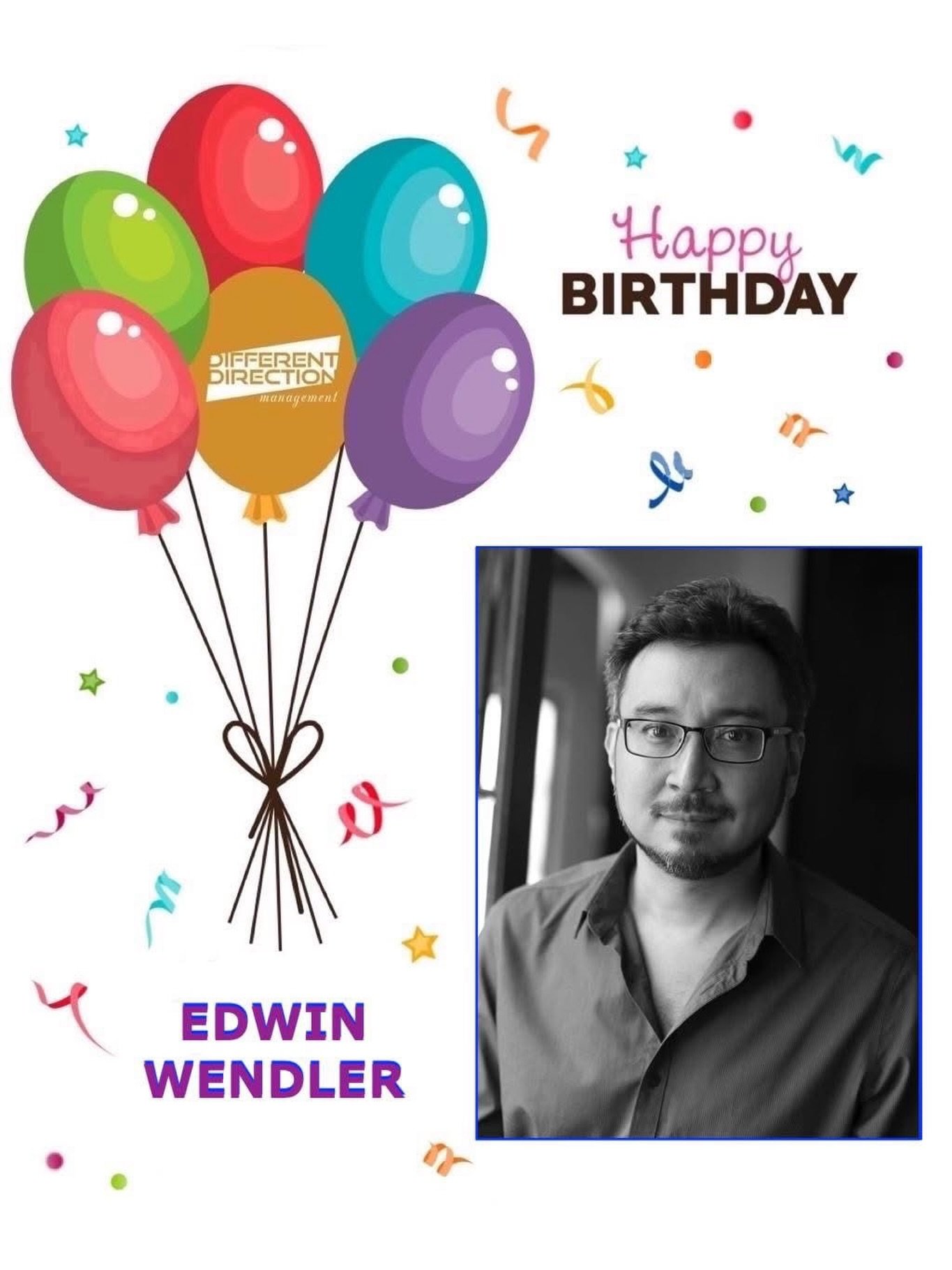 It&rsquo;s this guys birthday! Wish him a great one!

Happy Birthday Edwin Wendler @edwinwendler! Hope you have an awesome birthday you deserve it!

www.EdwinWendler.com