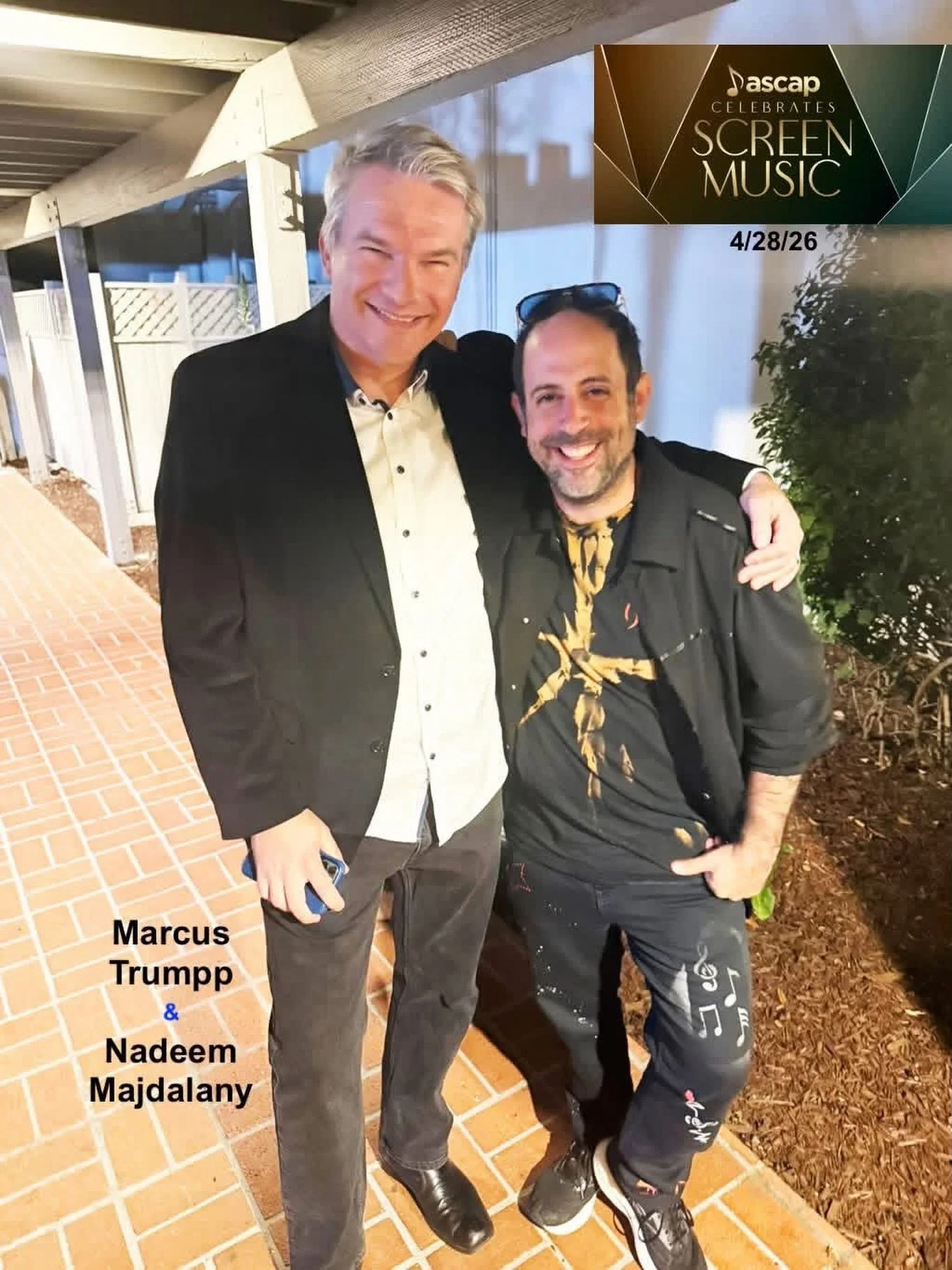We love it when clients get to meet &amp; nerd out a bit! Marcus Trumpp @trumppet (upcoming 𝙈𝙐𝙏𝙄𝙉𝙔 with Jason Statham) &amp; Nadeem Majdalany @majdalany (upcoming 𝙇𝘼 𝙋𝘼𝙉𝘿𝙊𝙍𝘼&rsquo;𝙎 𝘽𝙊𝙓) had a great time recently at the &lsquo;2026