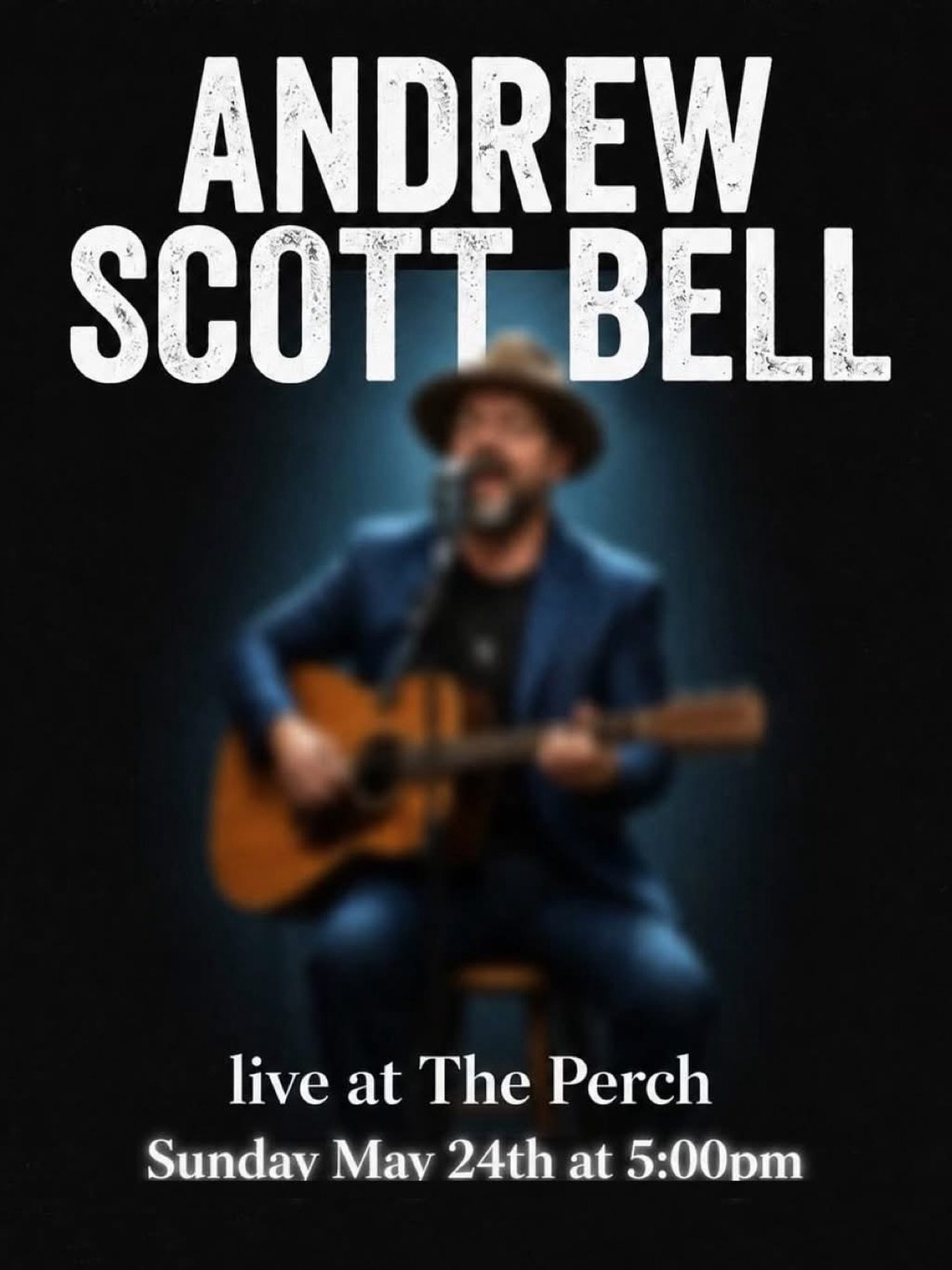 Not only is our award-wining client, Andrew Scott Bell @andrewscottbell, a solid composer, but he&rsquo;s also a singer/songwriter. Come hear him perform at The Perch this Sunday May 24th starting at 5PM. Address is: 16200 Mil Potrero Highway, Pine M