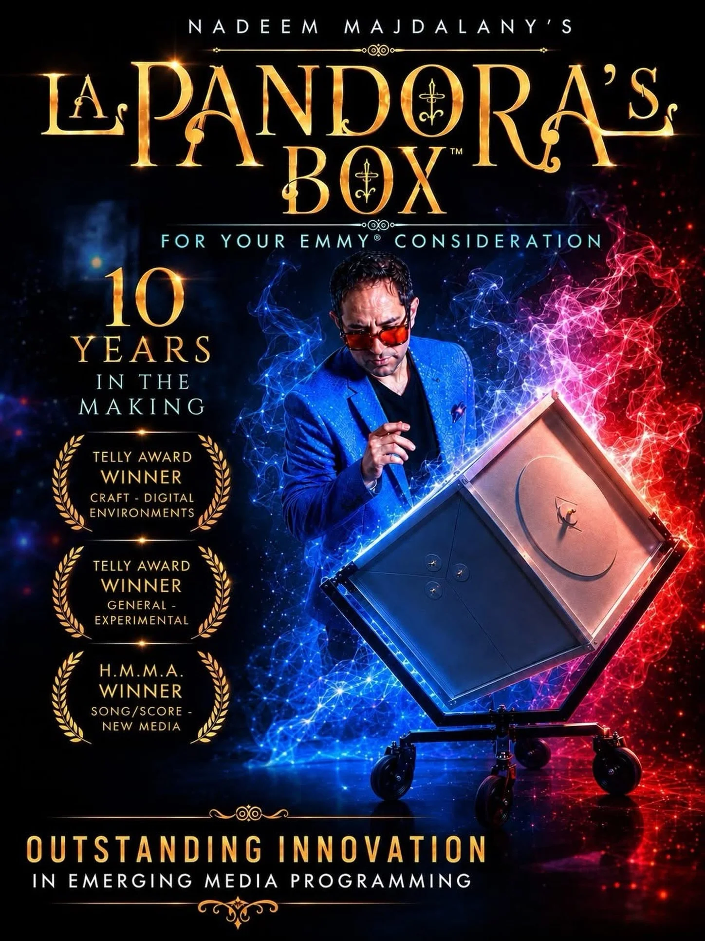 Emmy&reg; 2026 Spotlight
For Your Consideration

OUTSTANDING INNOVATION IN
EMERGING MEDIA PROGRAMMING

by Nadeem Majdalany @majdalany 
.
.
.
&ldquo;It makes me feel good that people are creating these sorts of experiences, experimenting to combine th