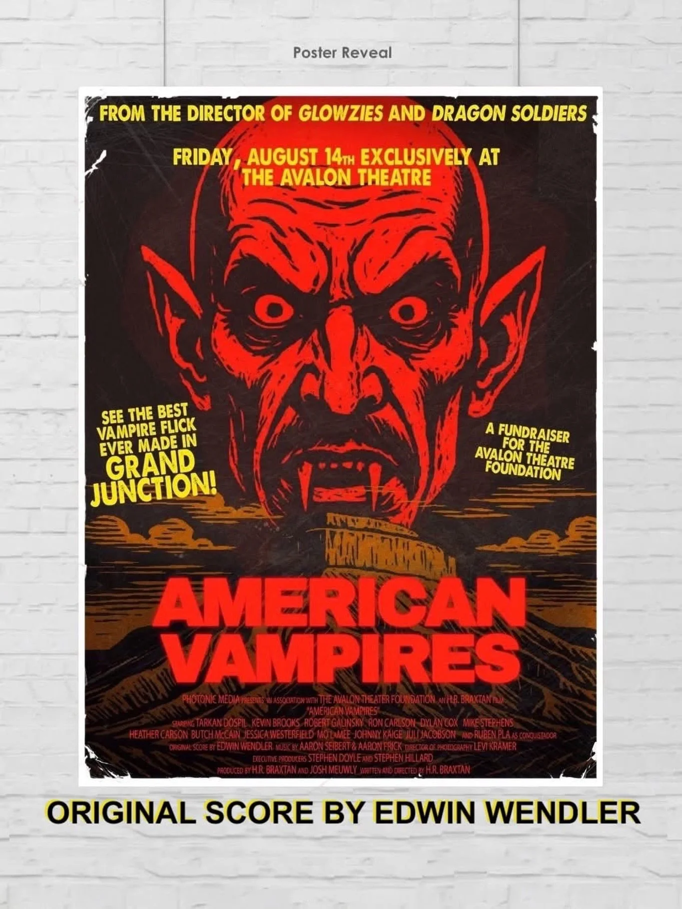POSTER REVEAL for 𝘼𝙈𝙀𝙍𝙄𝘾𝘼𝙉 𝙑𝘼𝙈𝙋𝙄𝙍𝙀𝙎! The original score was written by someone who knows a thing or two about horror/comedies, our client, Edwin Wendler @edwinwendler!

REPOST: American Vampires Film
.
.
.
🩸SNEAK PREVIEW🩸

The blood