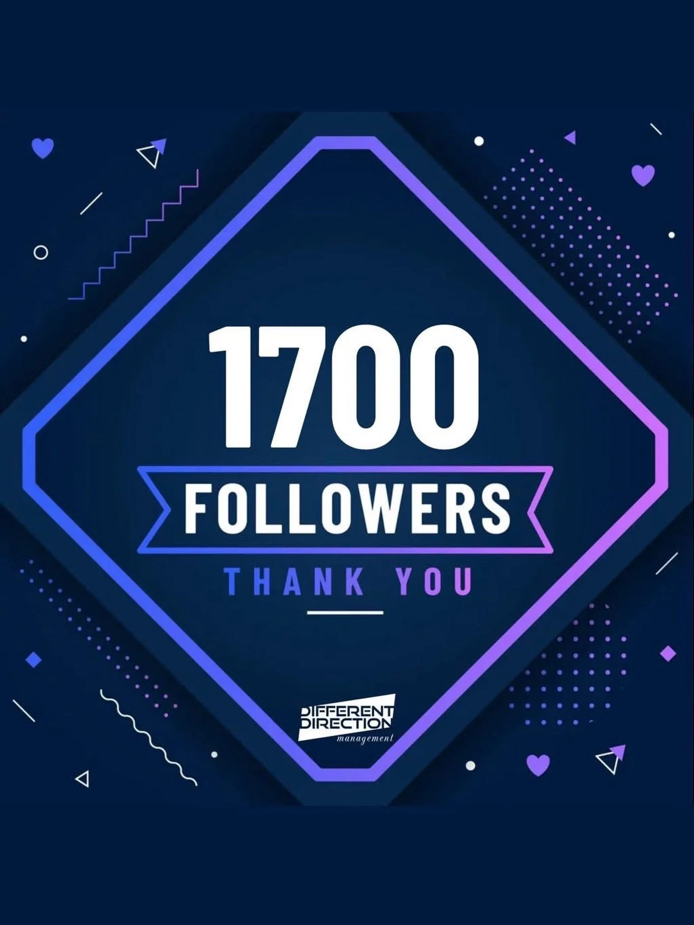 We just hit another milestone for Different Direction Management! Thank you!

www.DifferentDirectionMgmt.com