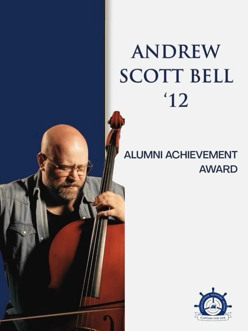 Please help us with a round of applause for our client, Andrew Scott Bell @andrewscottbell , who was just honored at his old alma mater, Christopher Newport University!

REPOST: Christopher Newport Alumni
.
.
2026 Alumni Awards | Alumni Achievement A