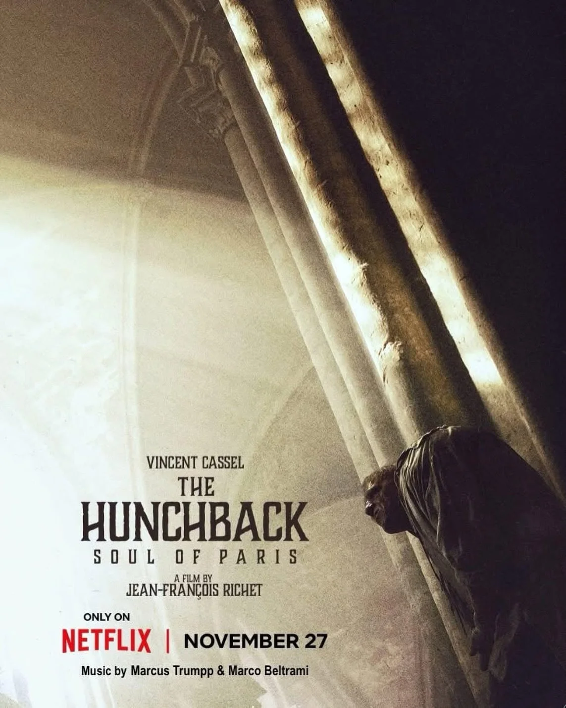 Coming to home theater on November 27th is Netflix&rsquo;s 𝙏𝙃𝙀 𝙃𝙐𝙉𝘾𝙃𝘽𝘼𝘾𝙆, 𝙎𝙊𝙐𝙇 𝙊𝙁 𝙋𝘼𝙍𝙄𝙎 featuring a spectacular orchestral score by our client, Marcus Trumpp @trumppet and Marco Beltrami! As cholera threatens to ravage the city
